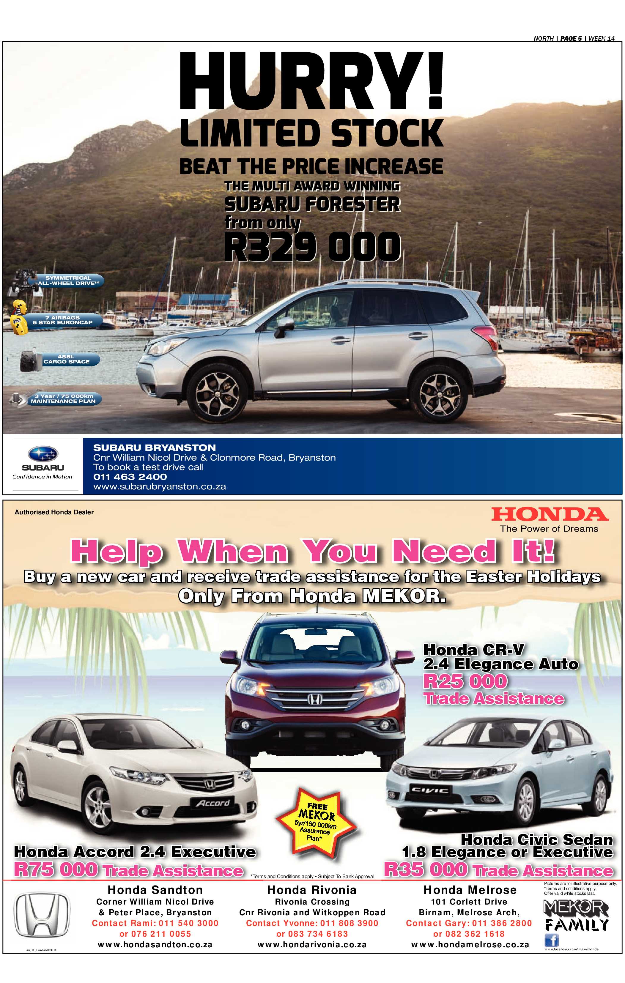 Sandton Chronicle 04 April 2014 page 15