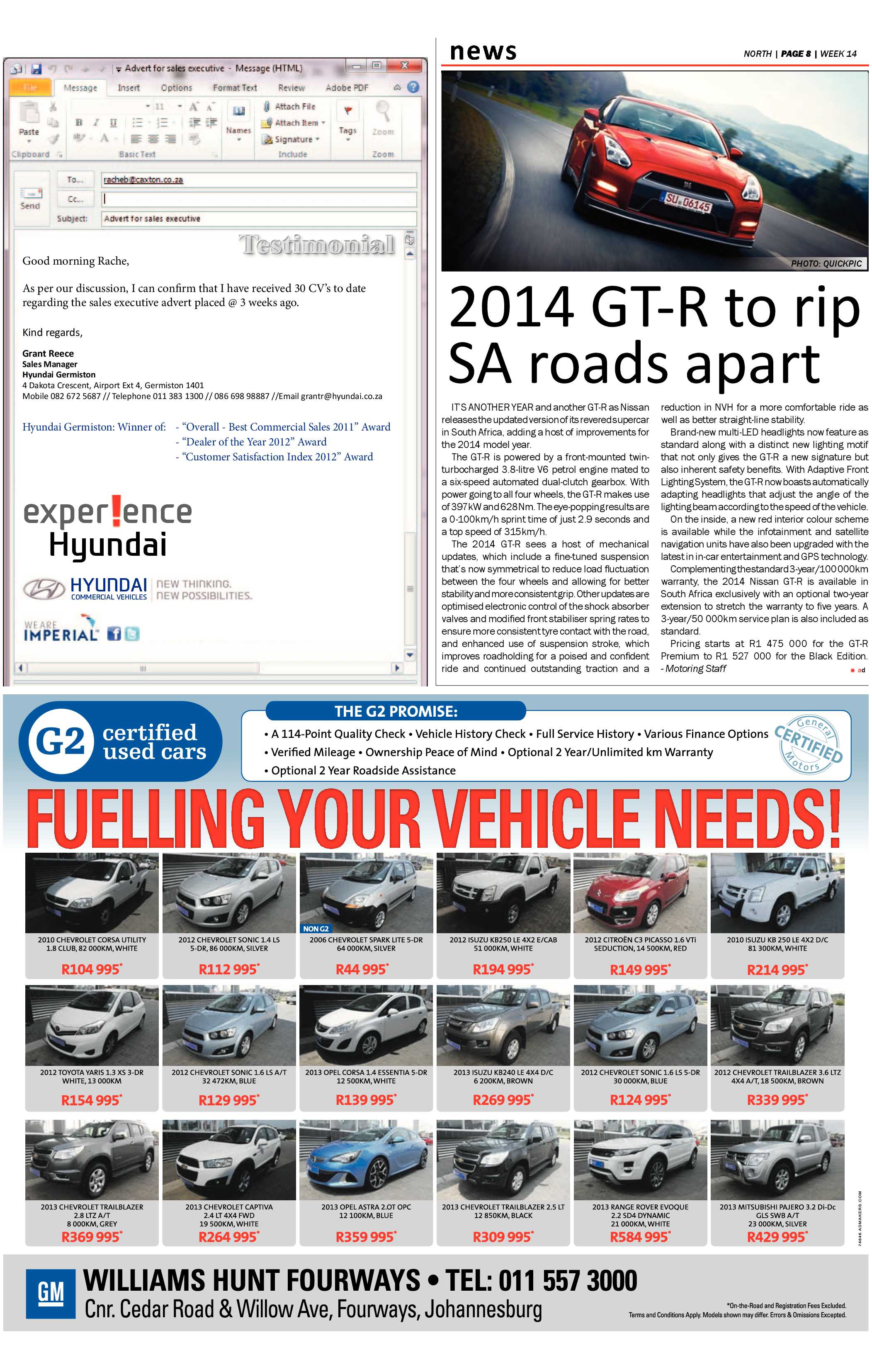 Sandton Chronicle 04 April 2014 page 18