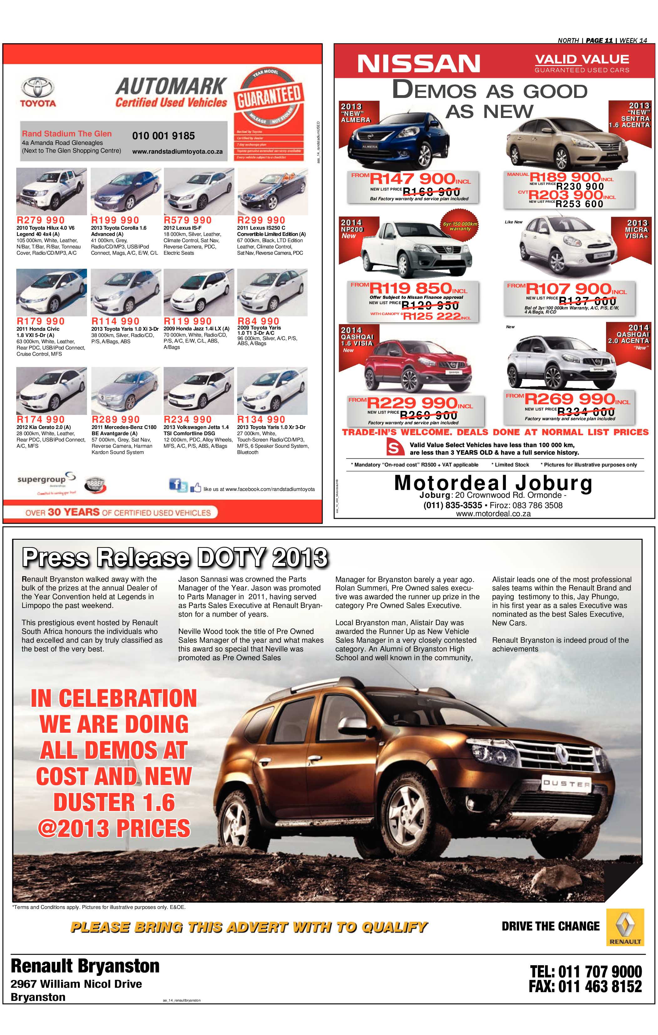 Sandton Chronicle 04 April 2014 page 21
