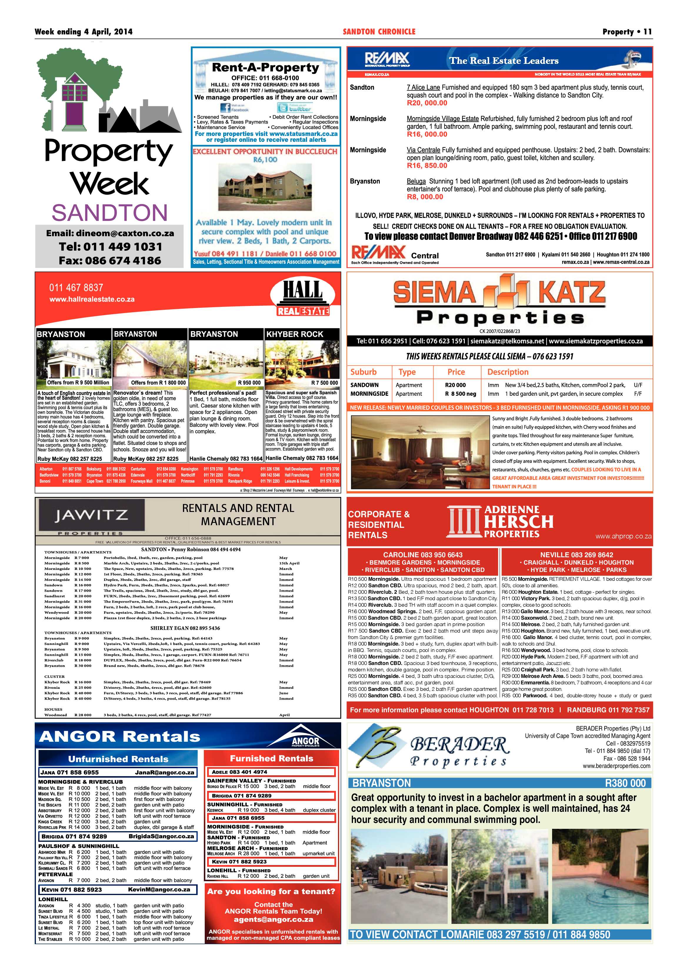 Sandton Chronicle 04 April 2014 page 23
