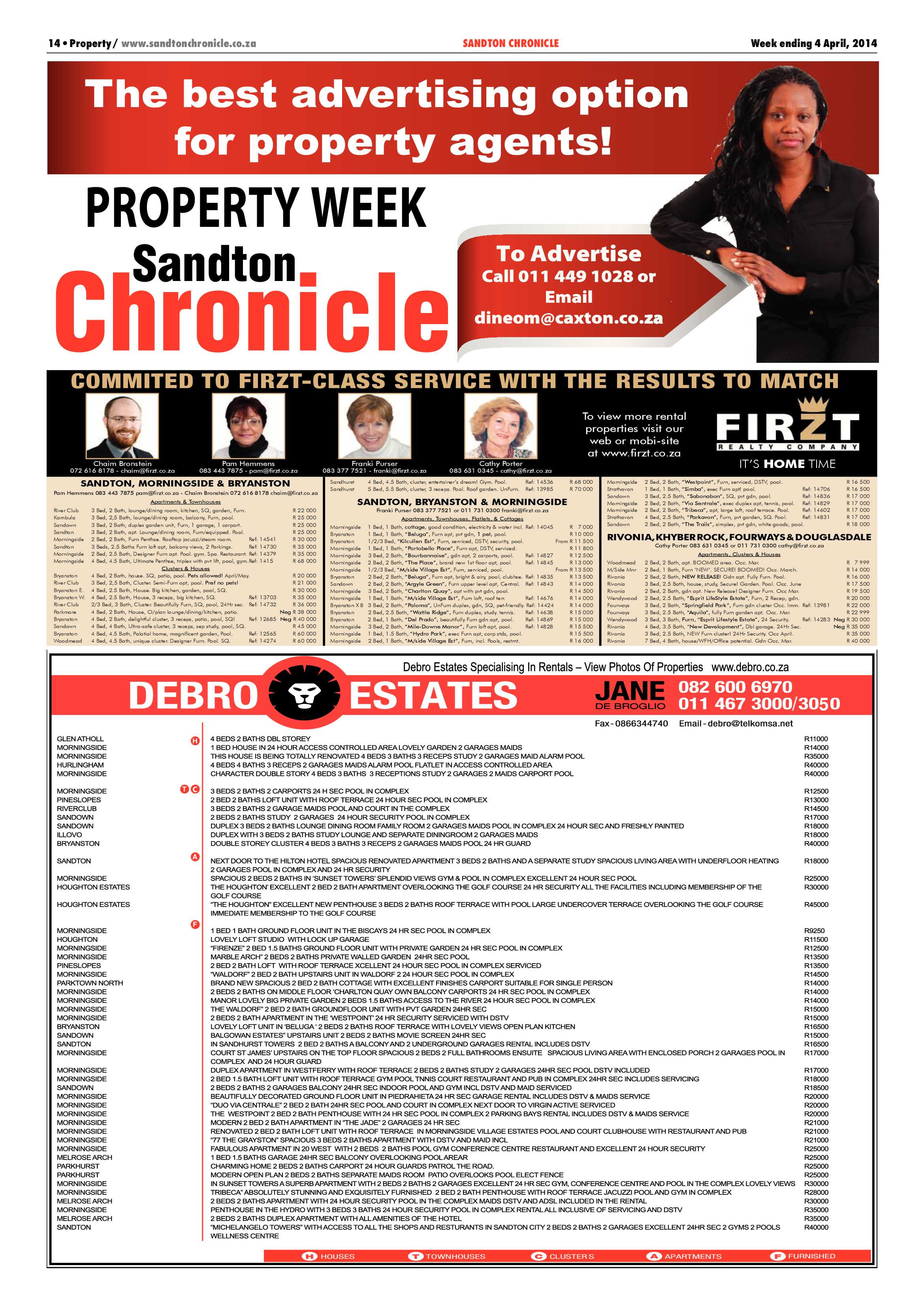 Sandton Chronicle 04 April 2014 page 26