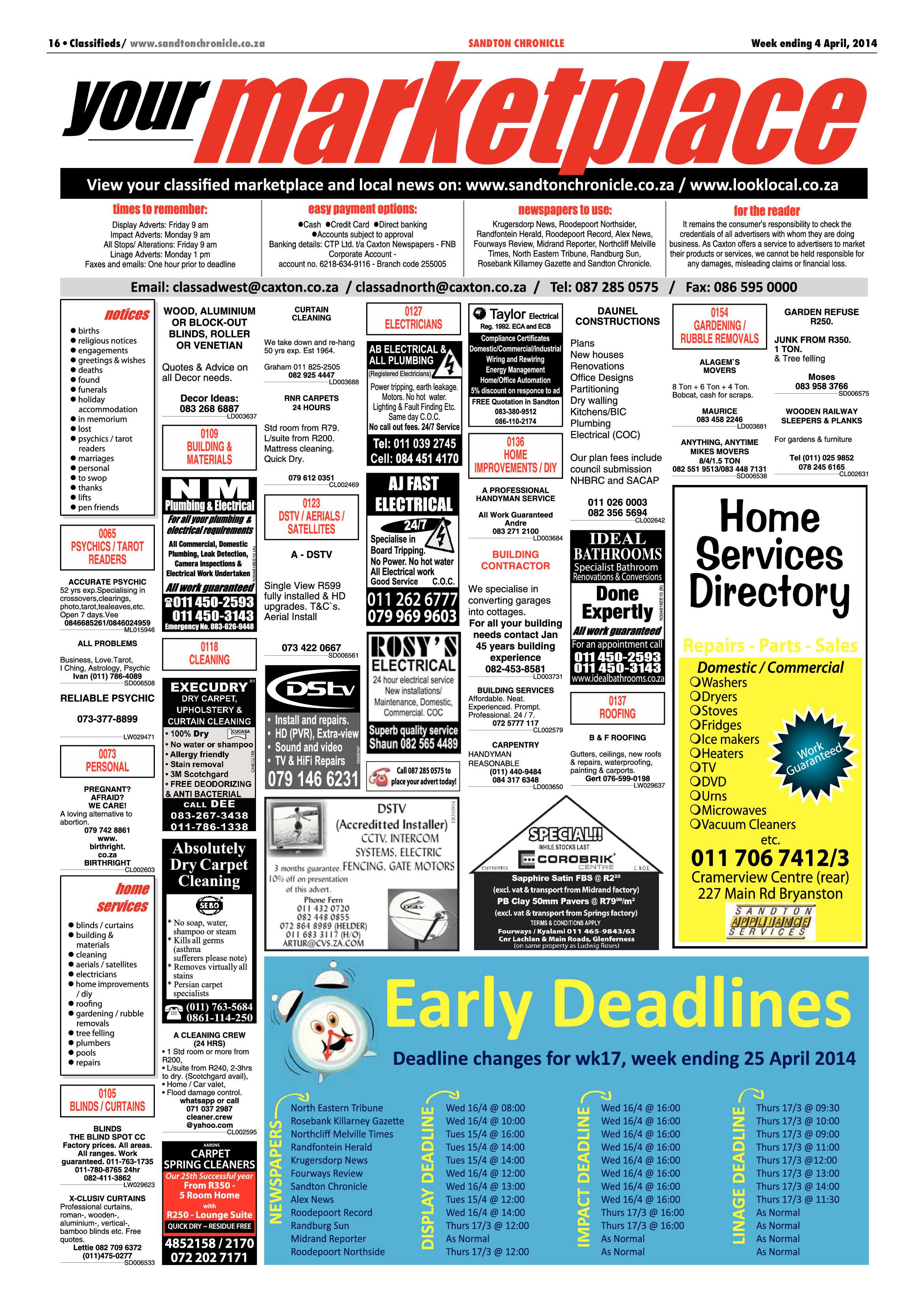 Sandton Chronicle 04 April 2014 page 28