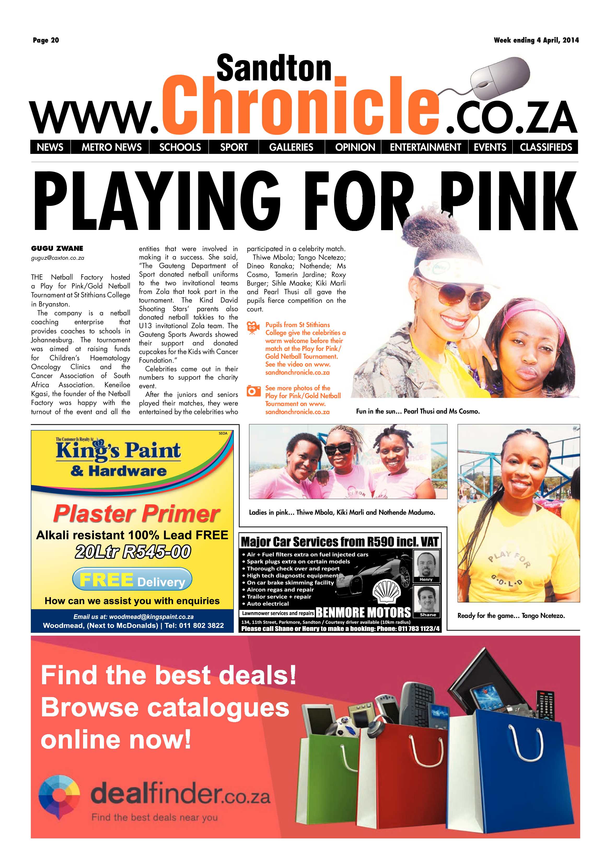 Sandton Chronicle 04 April 2014 page 32
