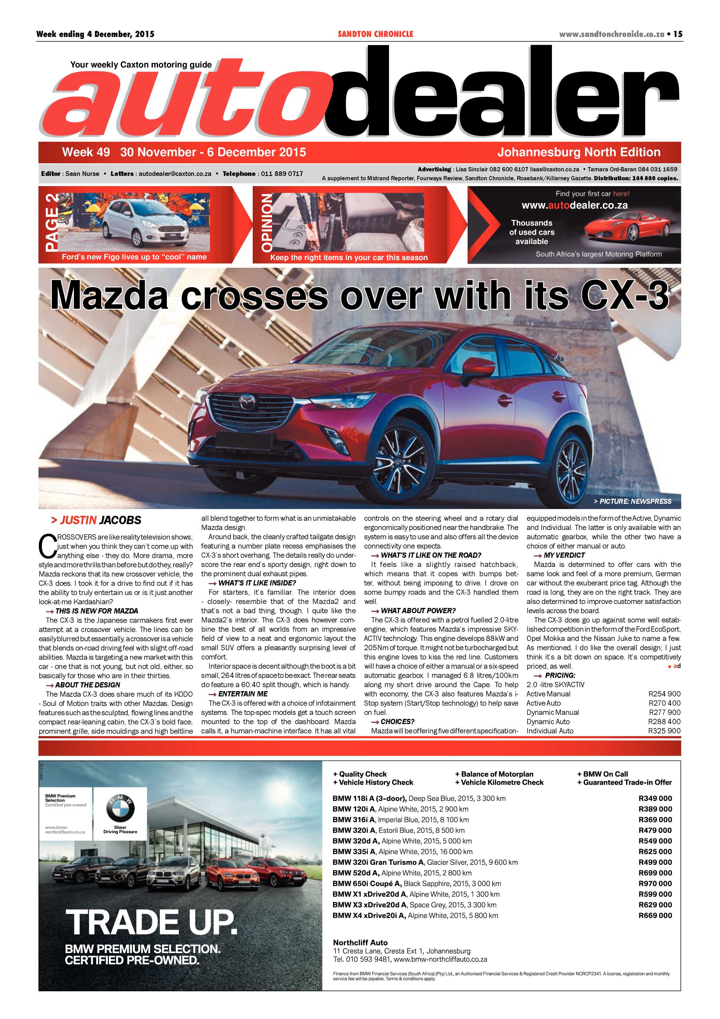Sandton Chronicle 04 December 2015 page 15