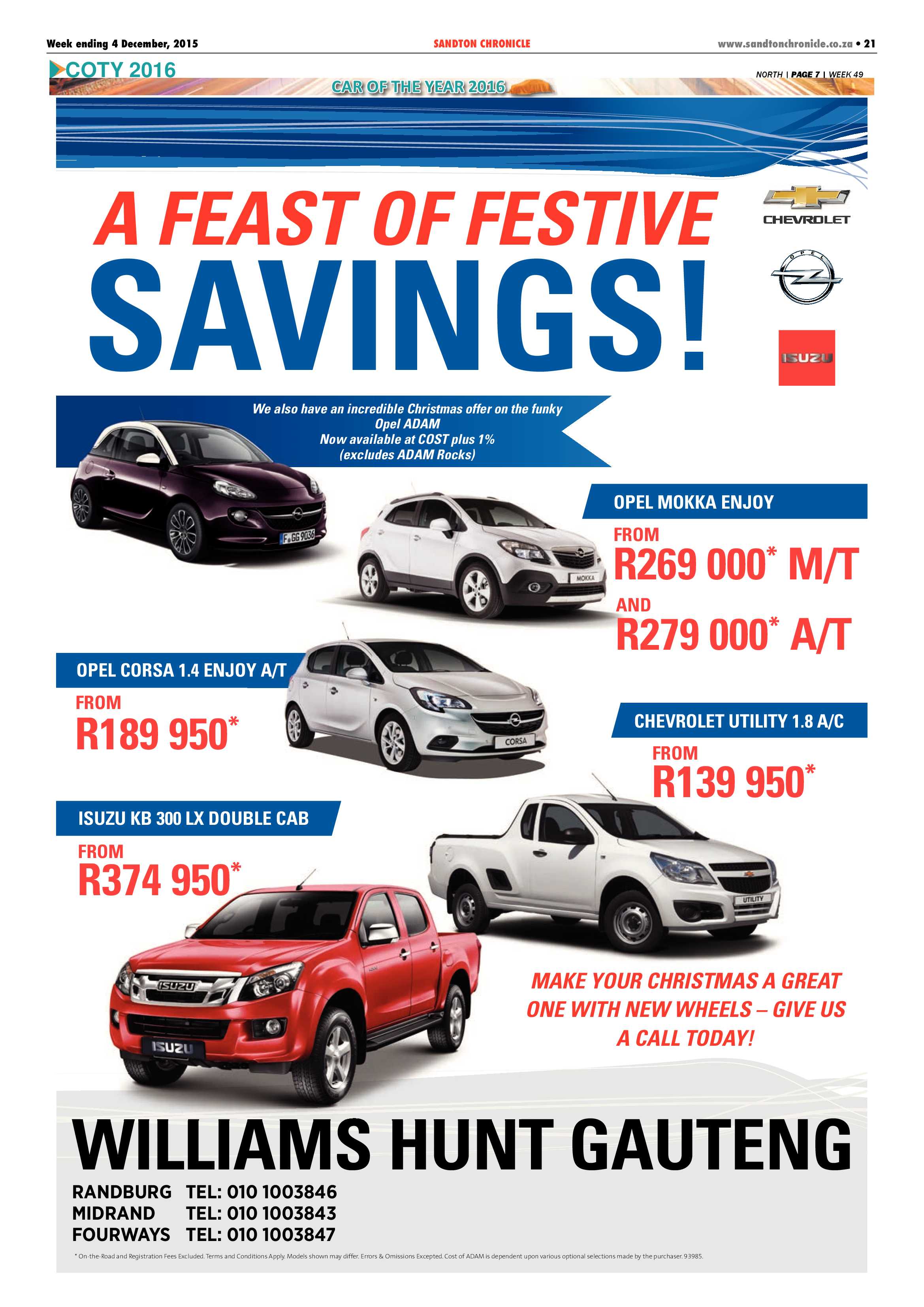 Sandton Chronicle 04 December 2015 page 21