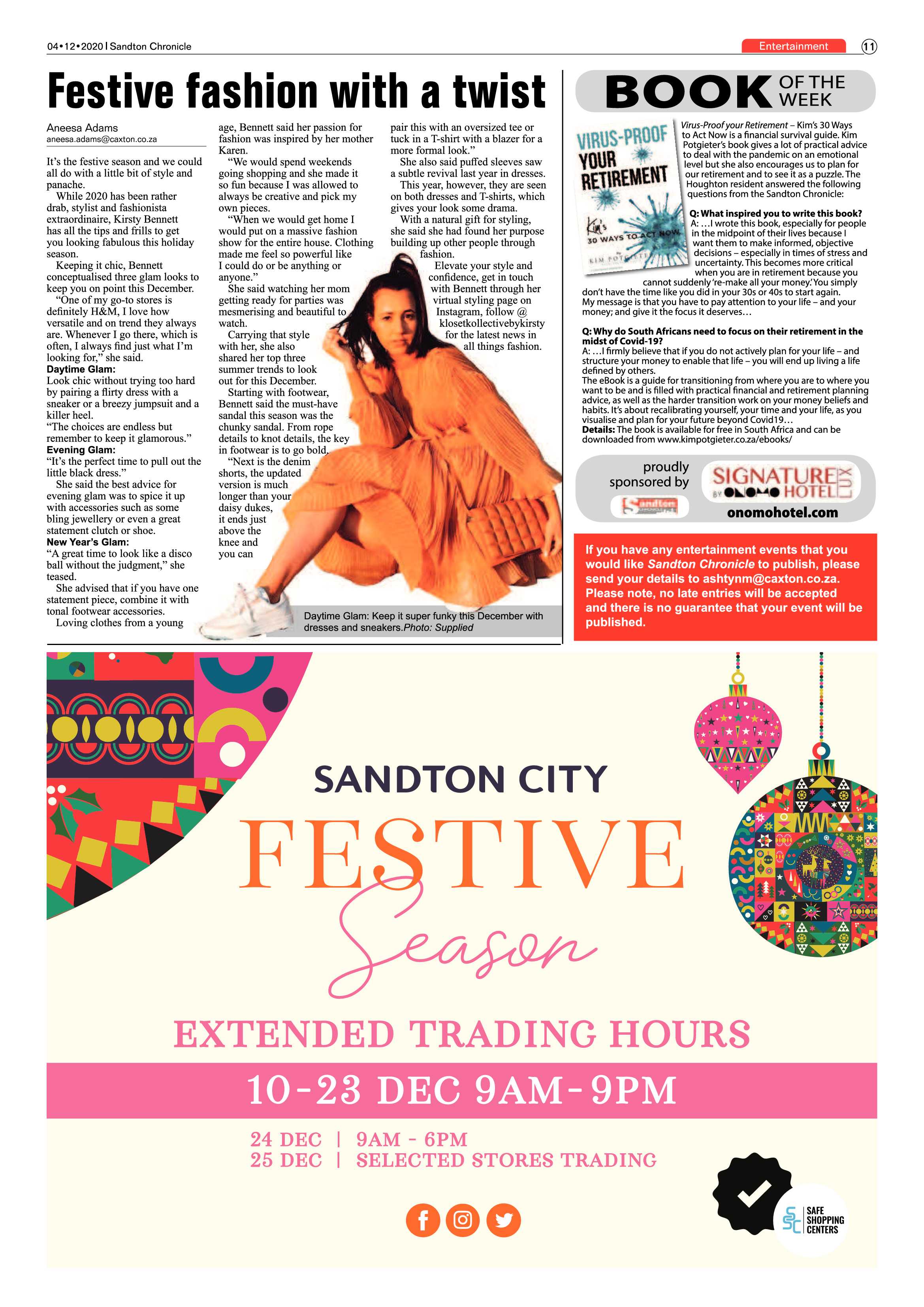 Sandton Chronicle 04 December 2020 page 11