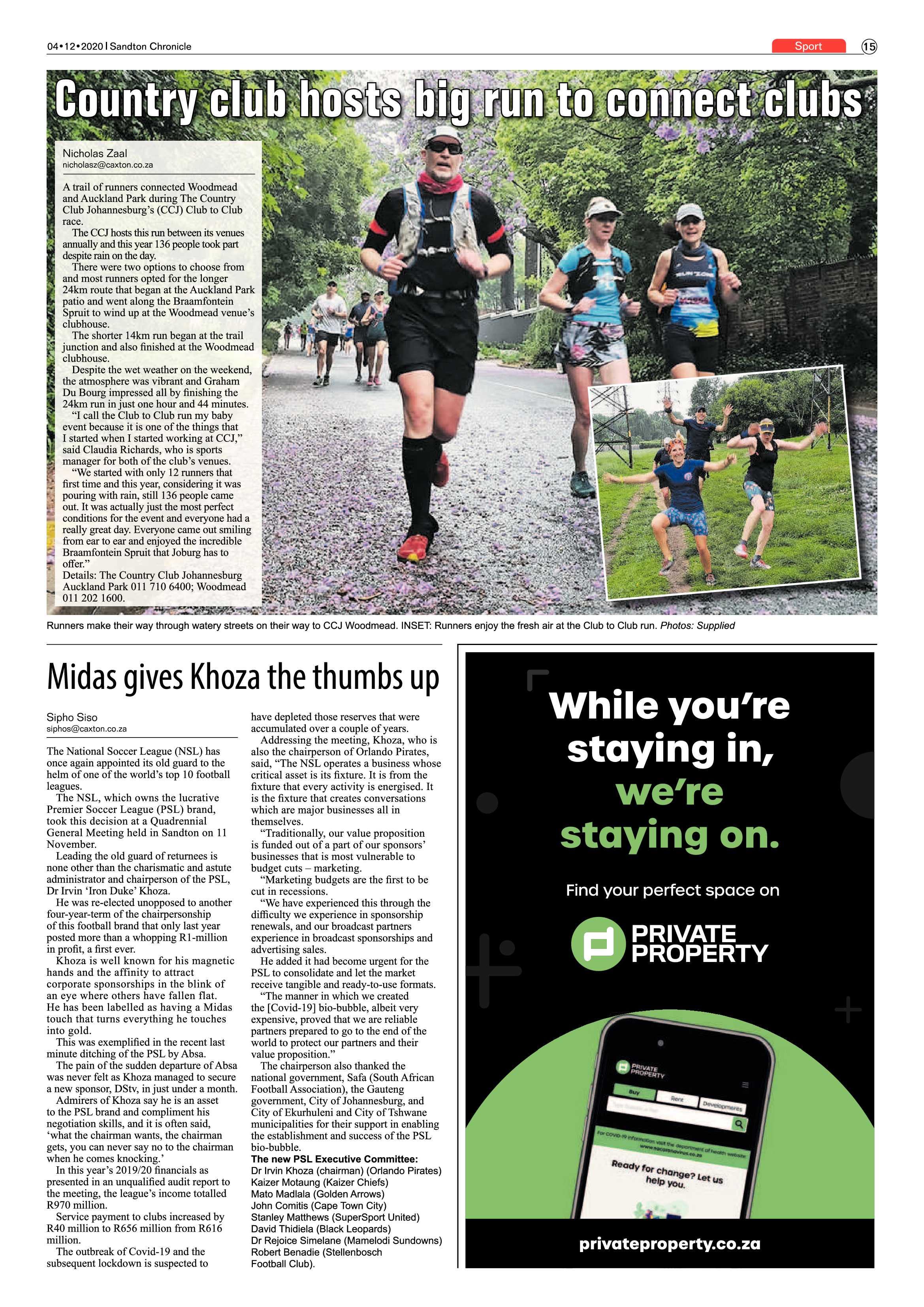 Sandton Chronicle 04 December 2020 page 15