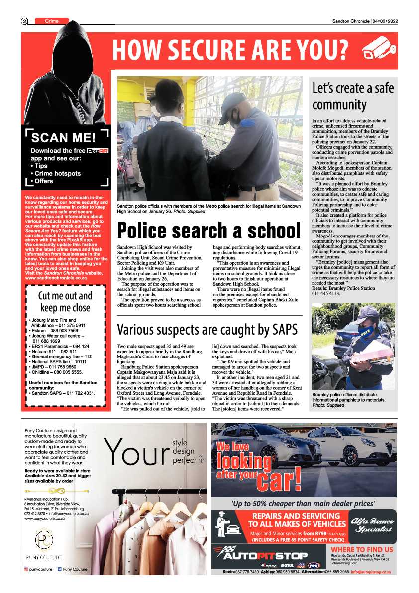Sandton Chronicle 04 February 2022 page 2