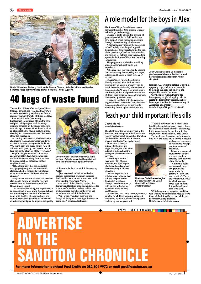 Sandton Chronicle 04 February 2022 page 8