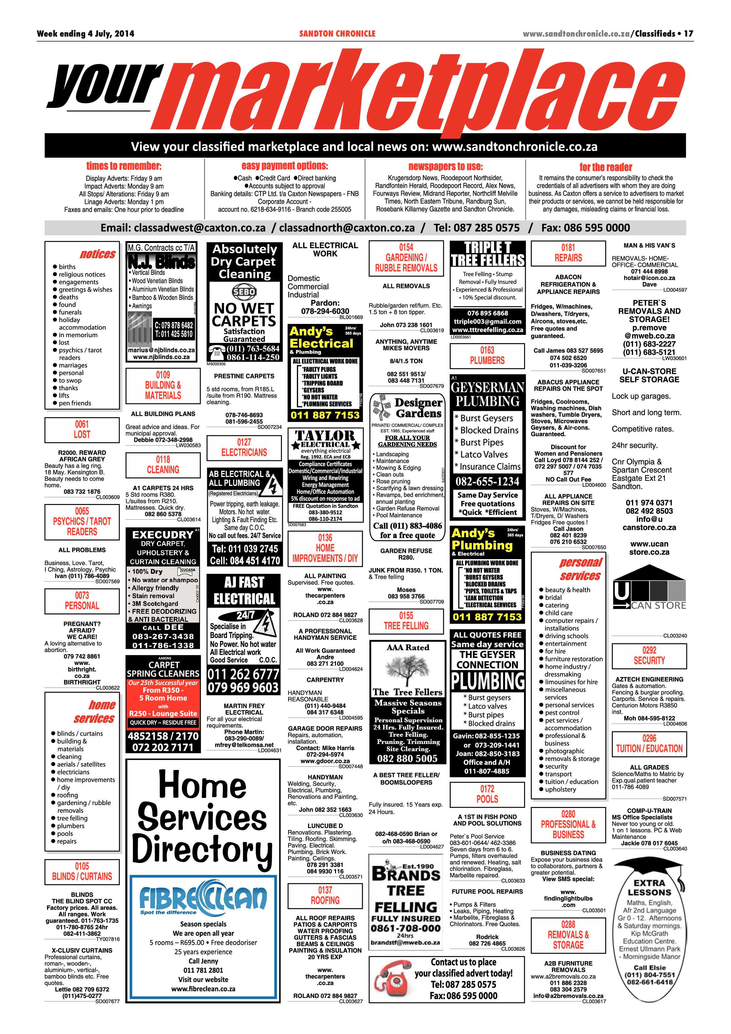 Sandton Chronicle 04 July 2014 page 25