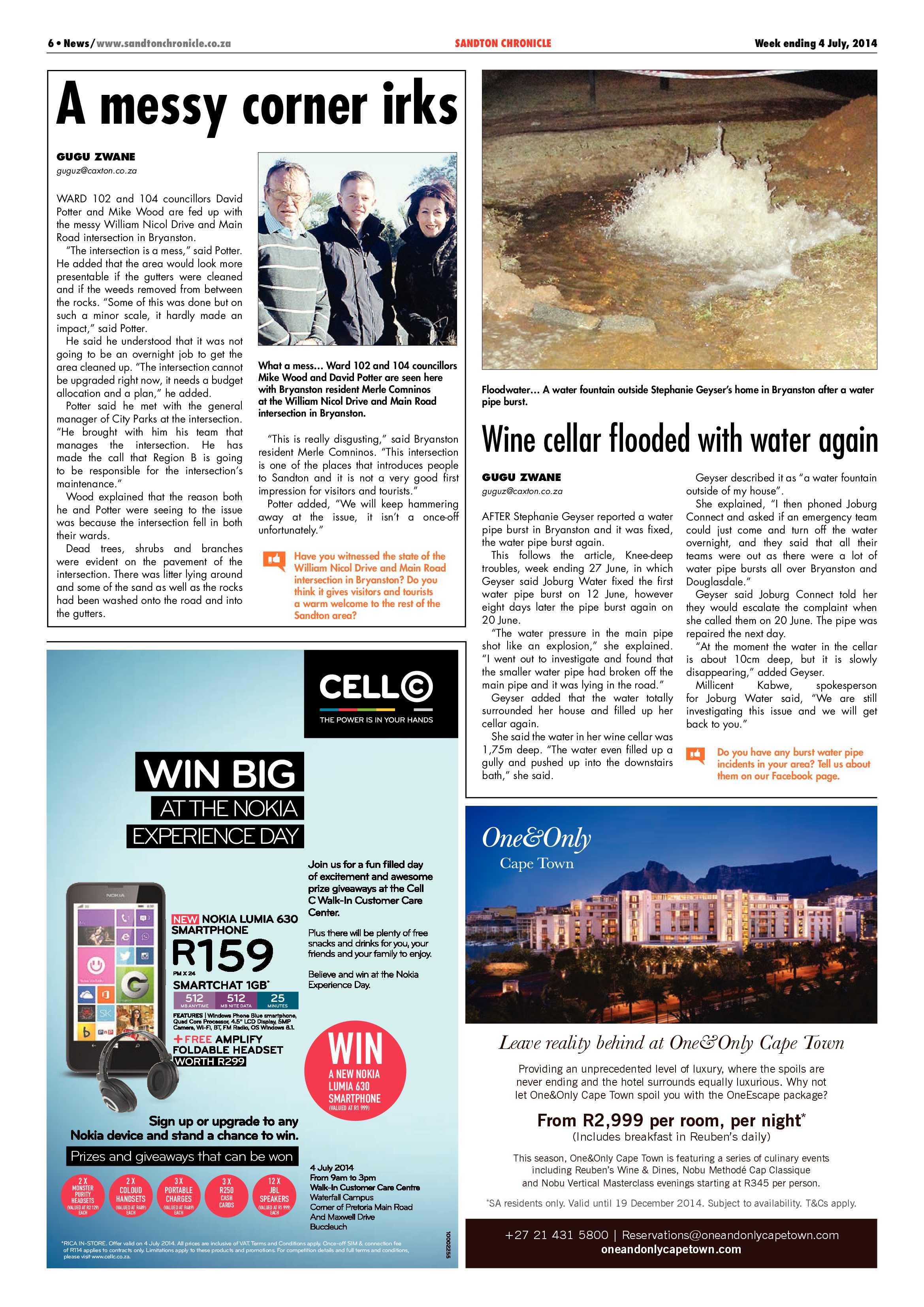 Sandton Chronicle 04 July 2014 page 6