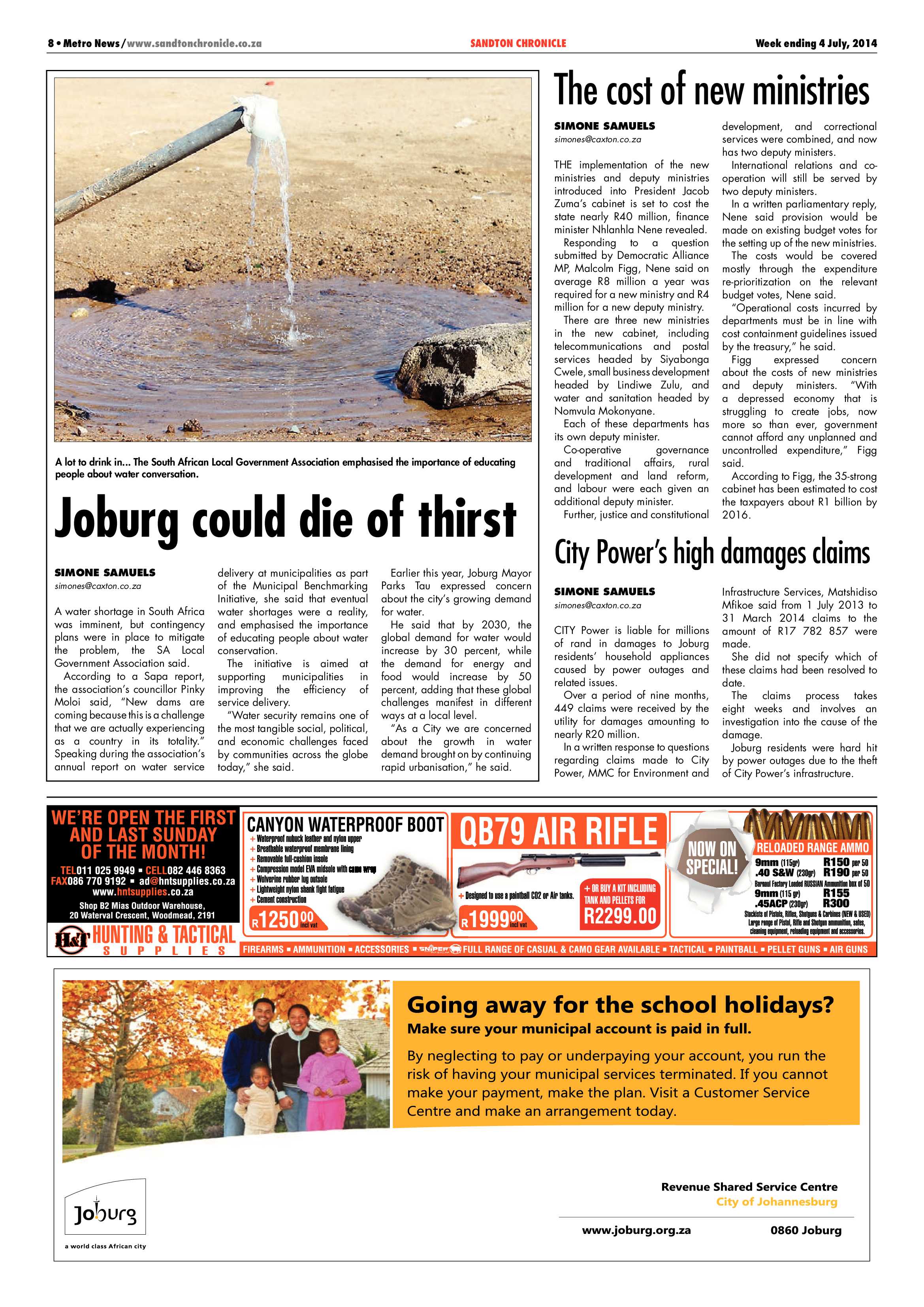 Sandton Chronicle 04 July 2014 page 8