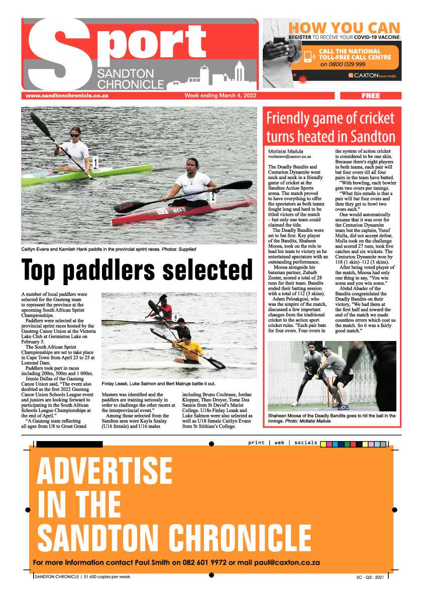 Sandton Chronicle 04 March 2022 page 12