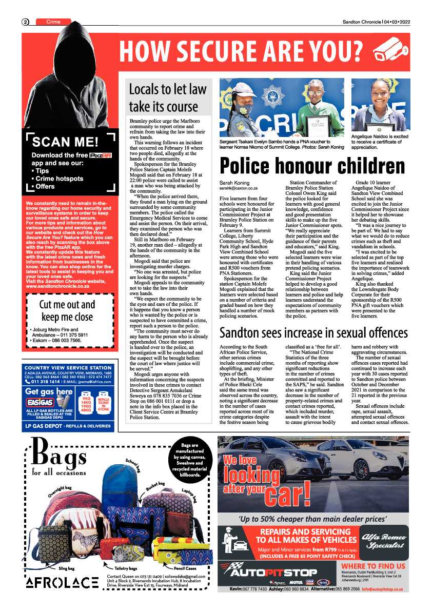 Sandton Chronicle 04 March 2022 page 2
