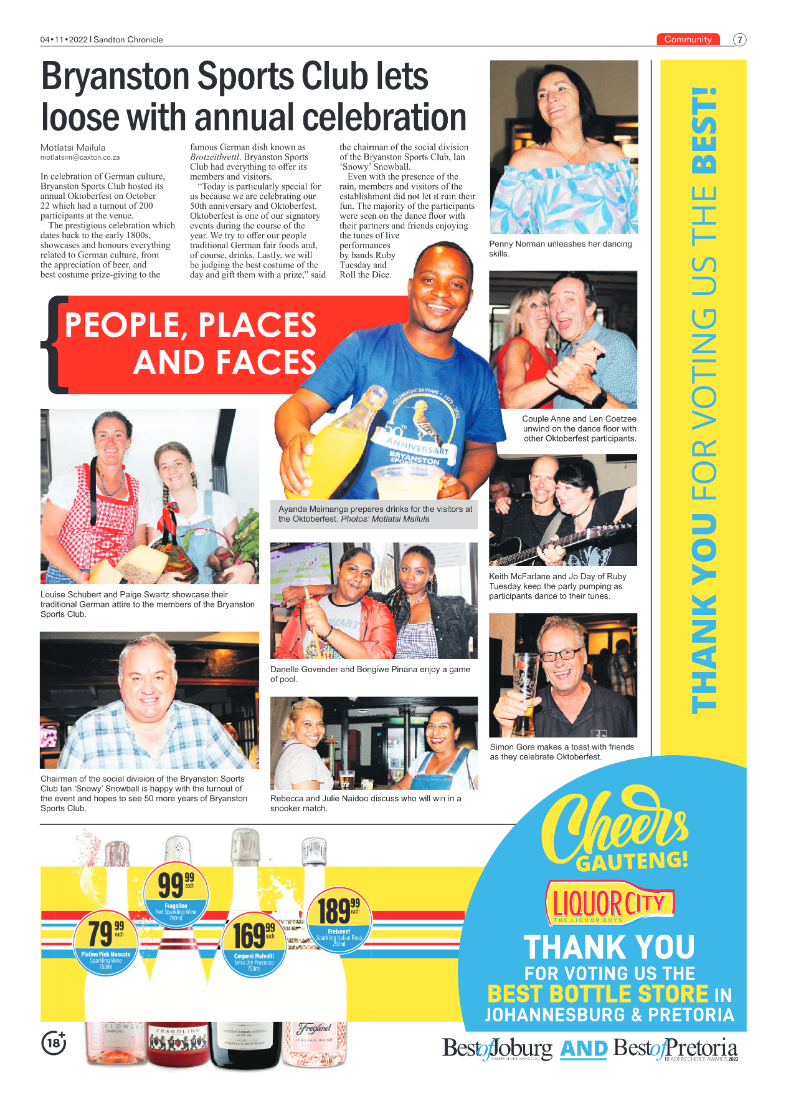 Sandton Chronicle 04 November 2022 page 15