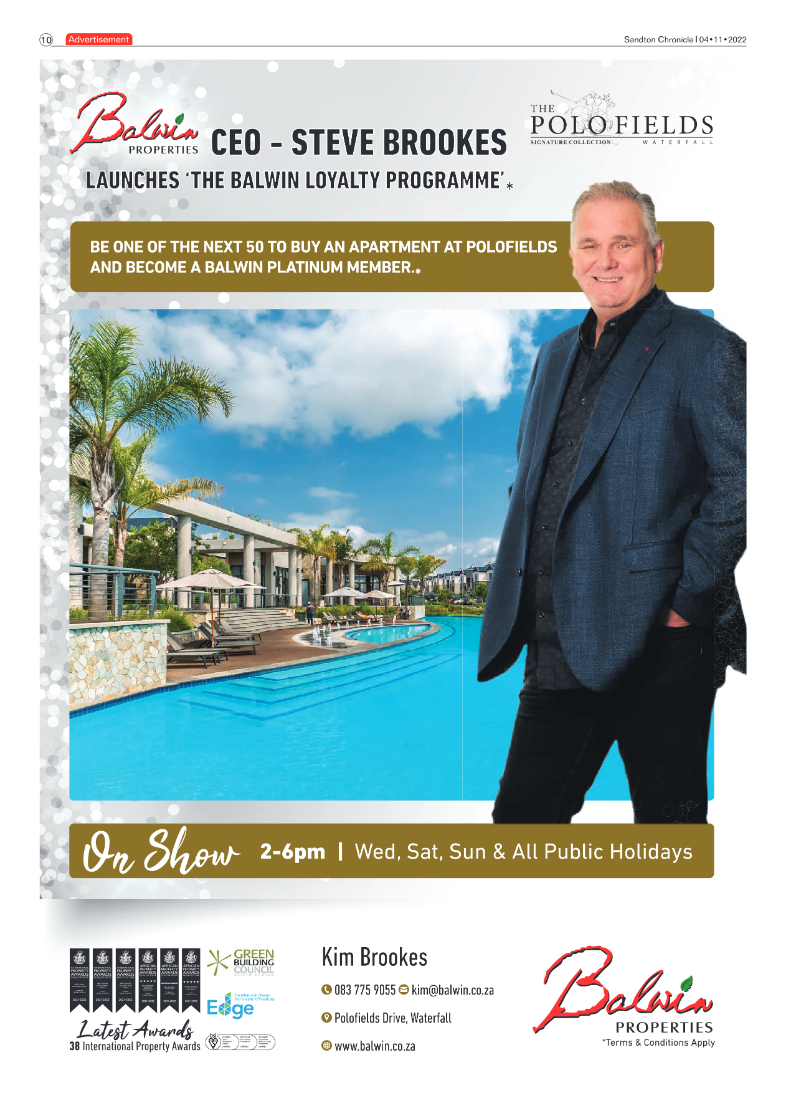 Sandton Chronicle 04 November 2022 page 18