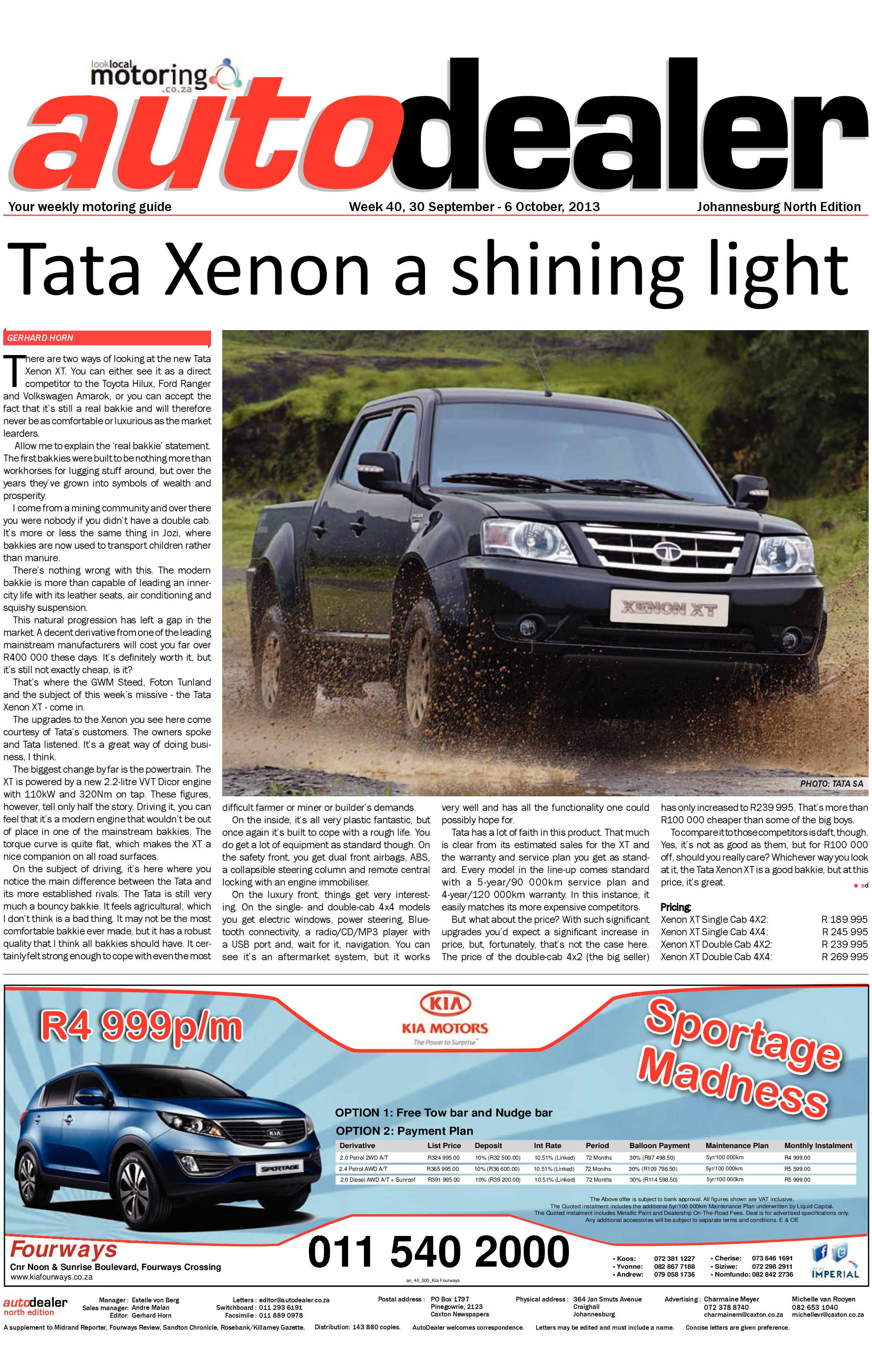 Sandton Chronicle 04 October 2013 page 13