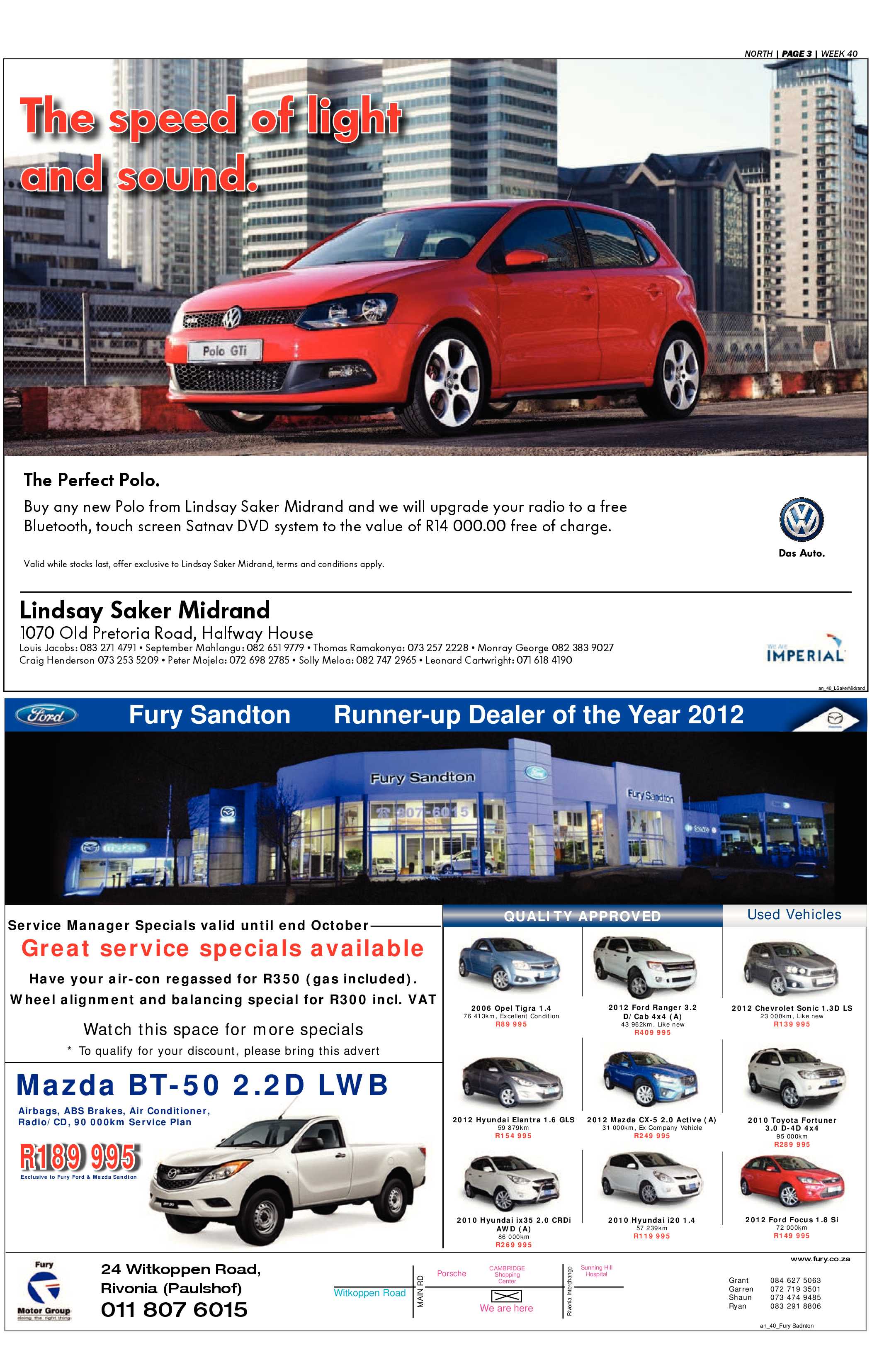 Sandton Chronicle 04 October 2013 page 15