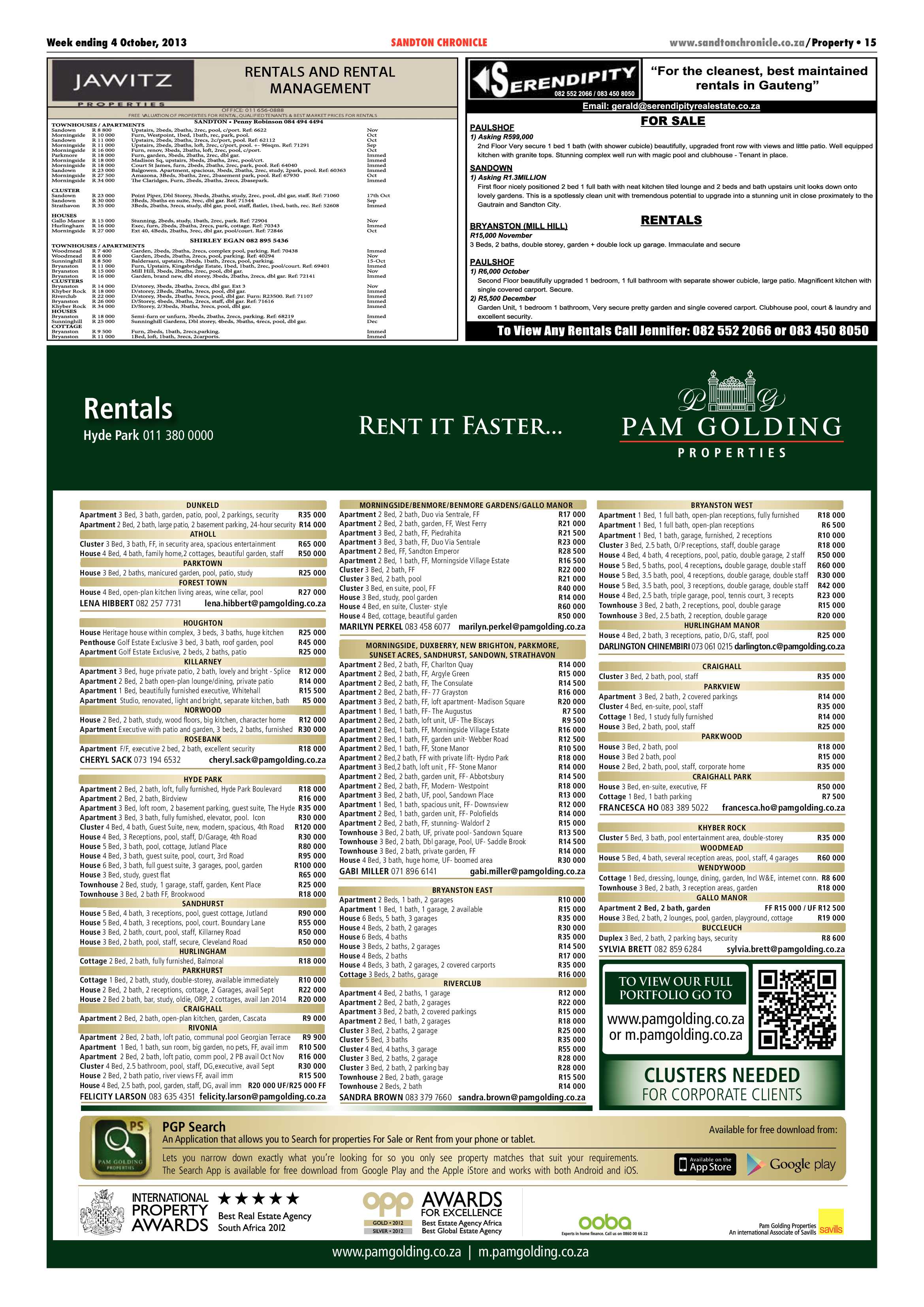 Sandton Chronicle 04 October 2013 page 23