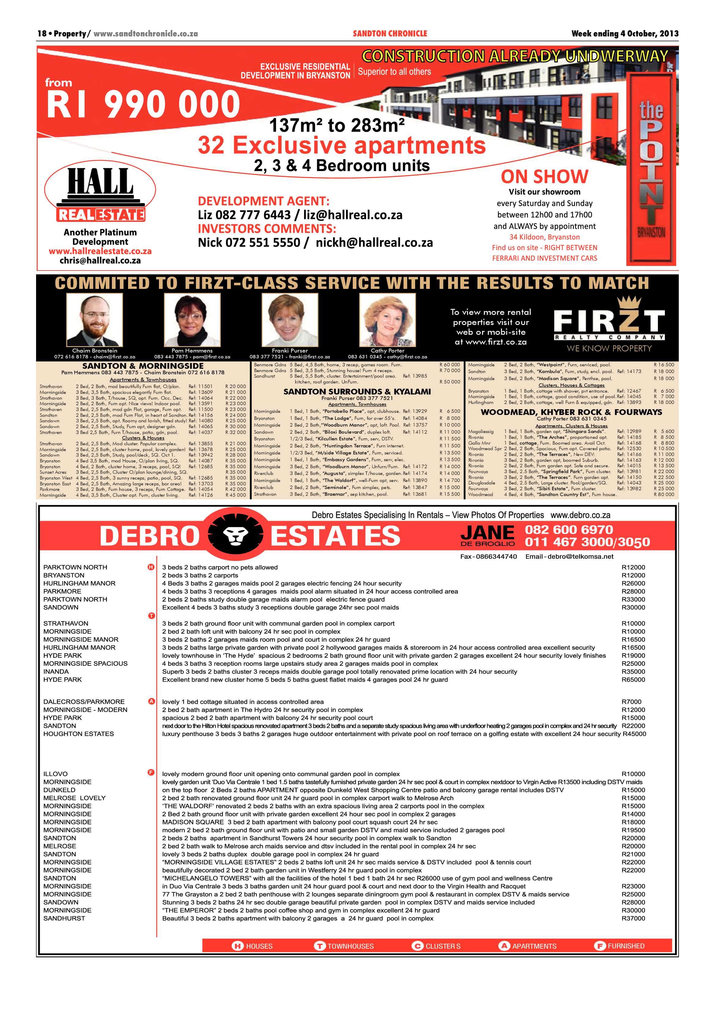 Sandton Chronicle 04 October 2013 page 26