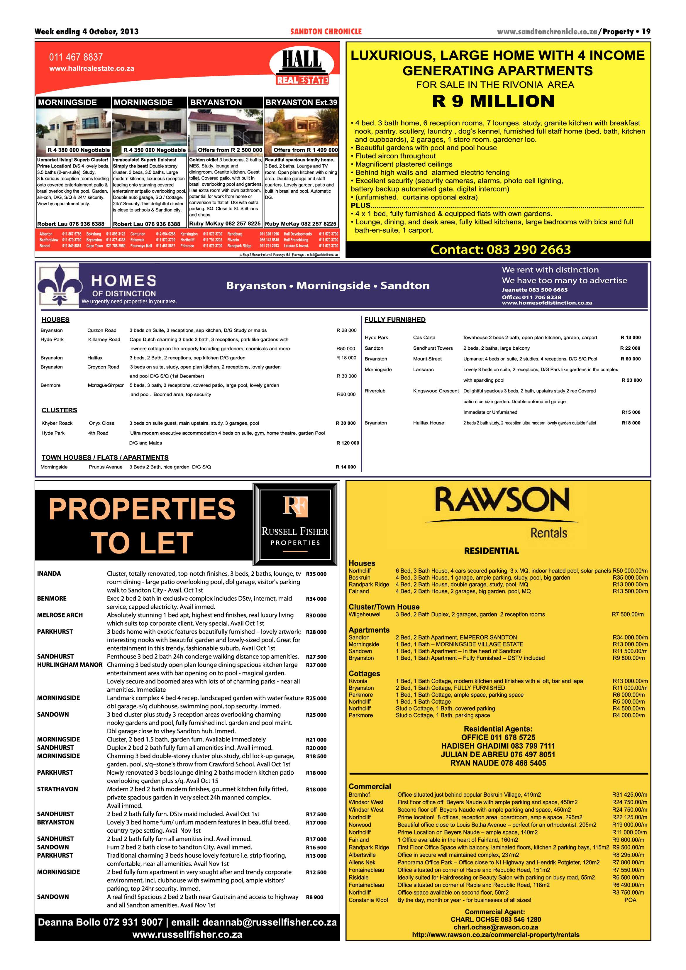 Sandton Chronicle 04 October 2013 page 27