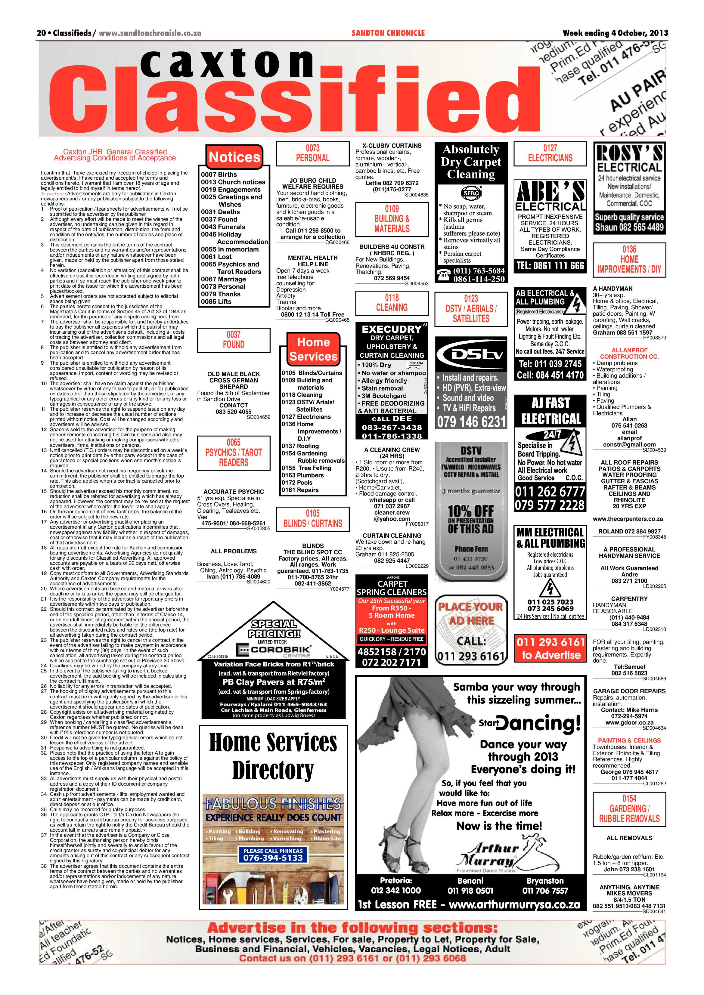 Sandton Chronicle 04 October 2013 page 28