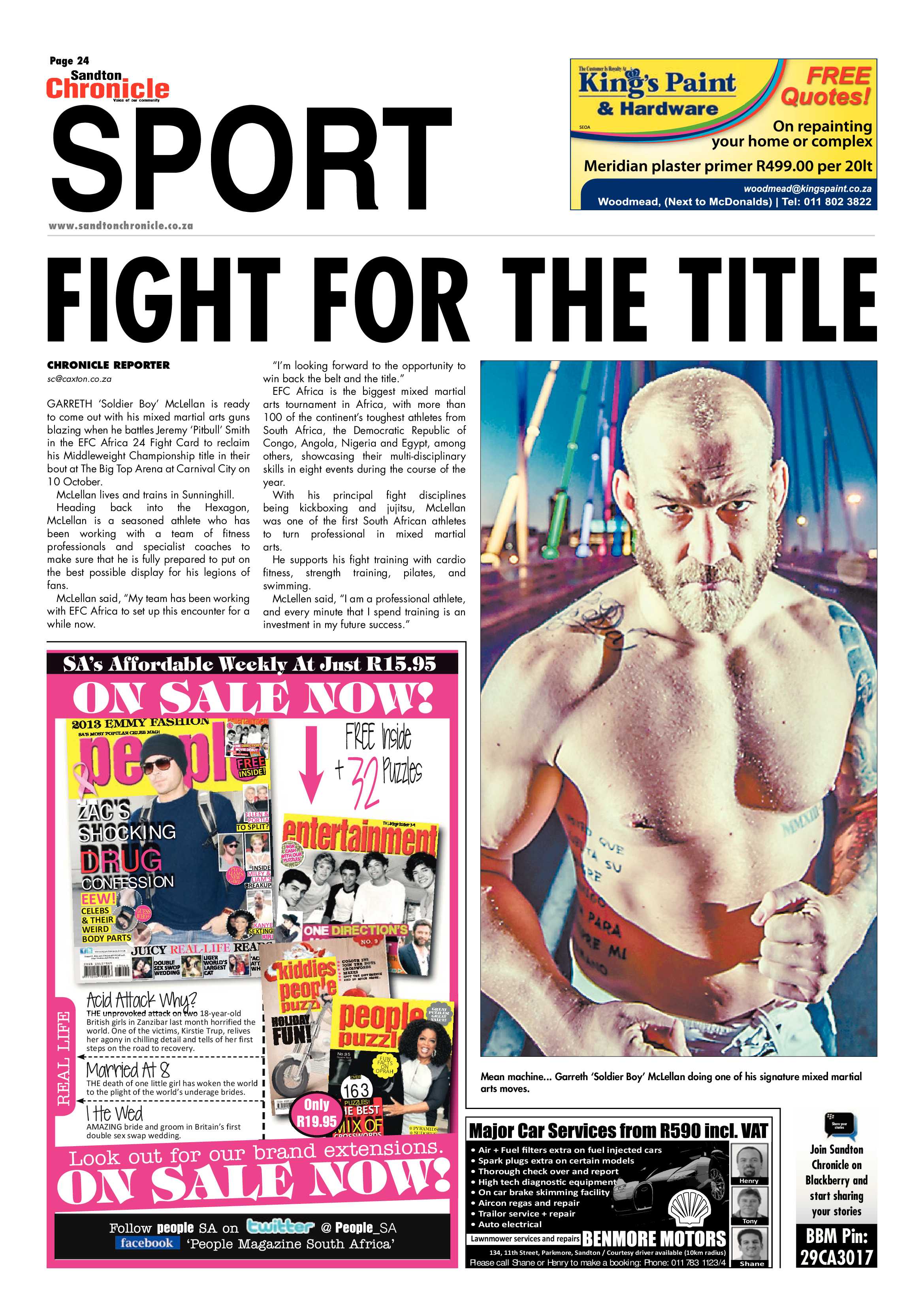 Sandton Chronicle 04 October 2013 page 32