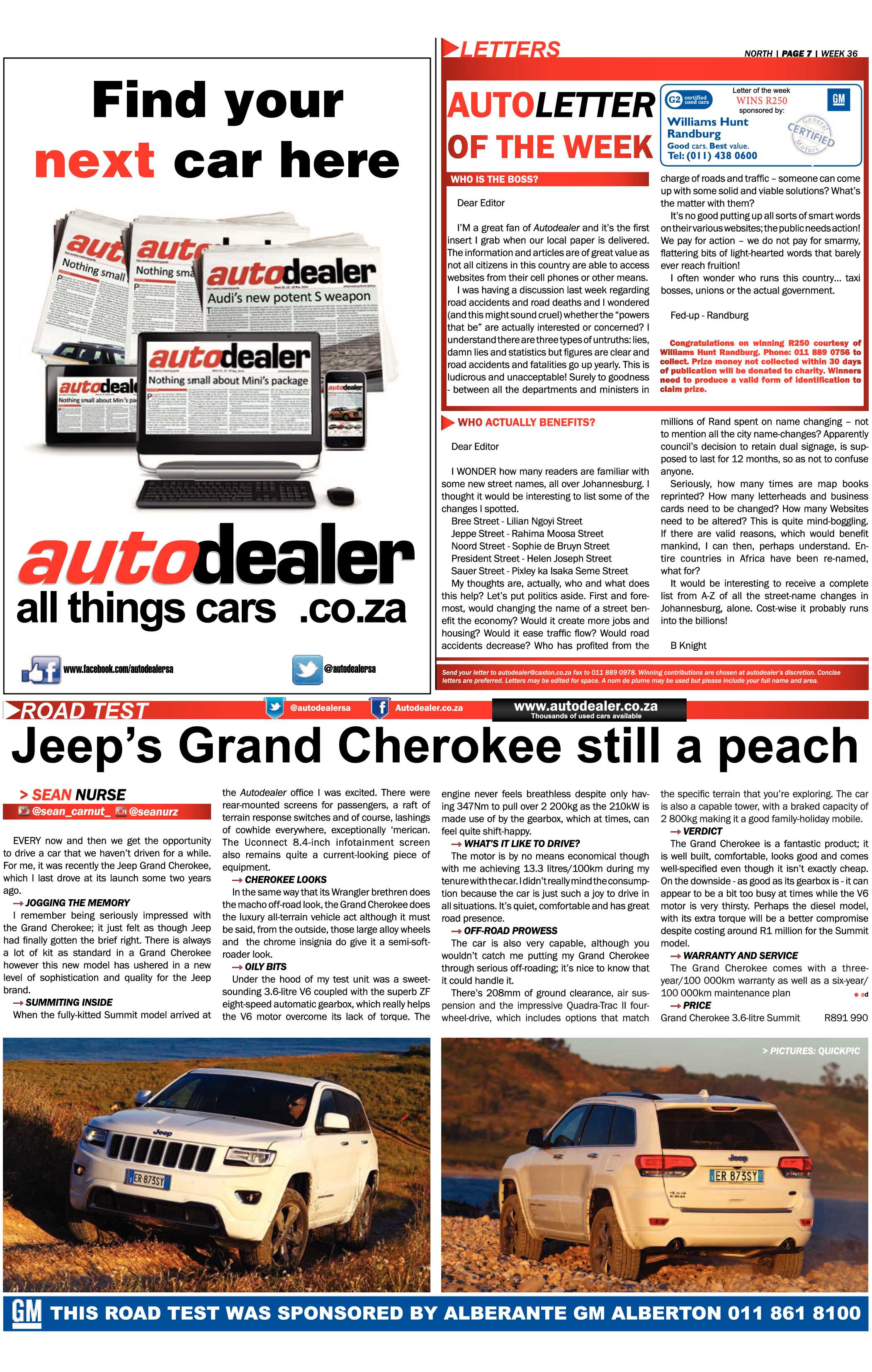 Sandton Chronicle 04 September 2015 page 19