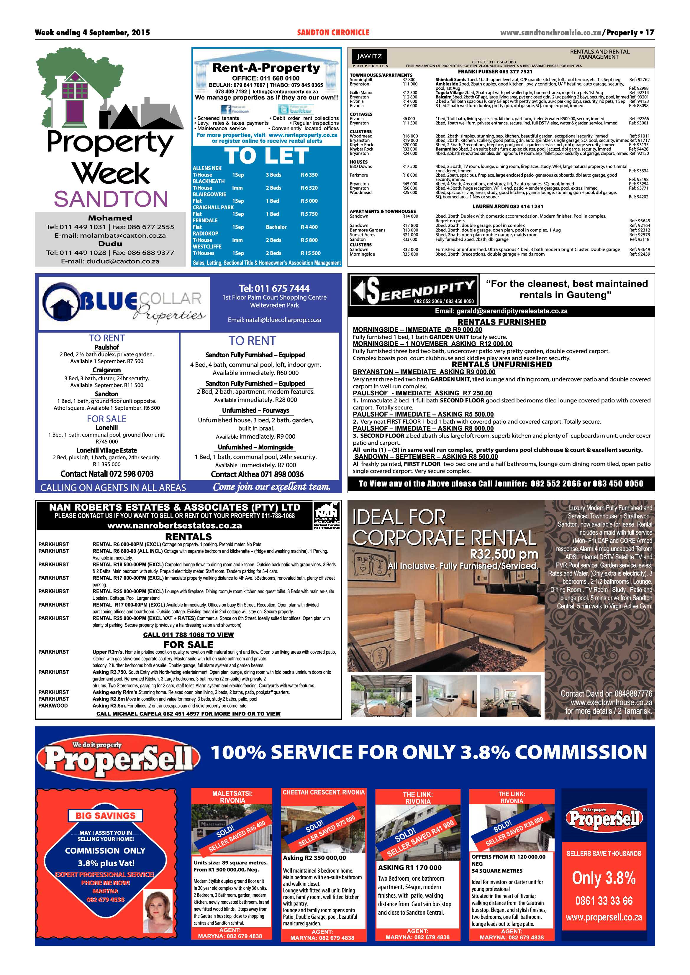 Sandton Chronicle 04 September 2015 page 25