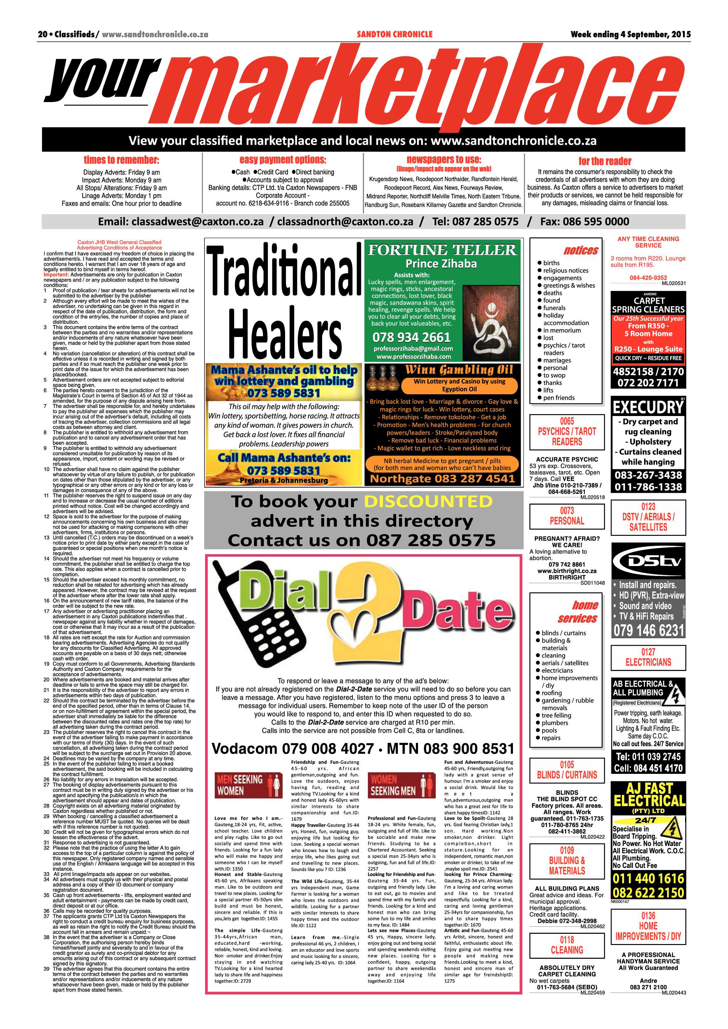 Sandton Chronicle 04 September 2015 page 28