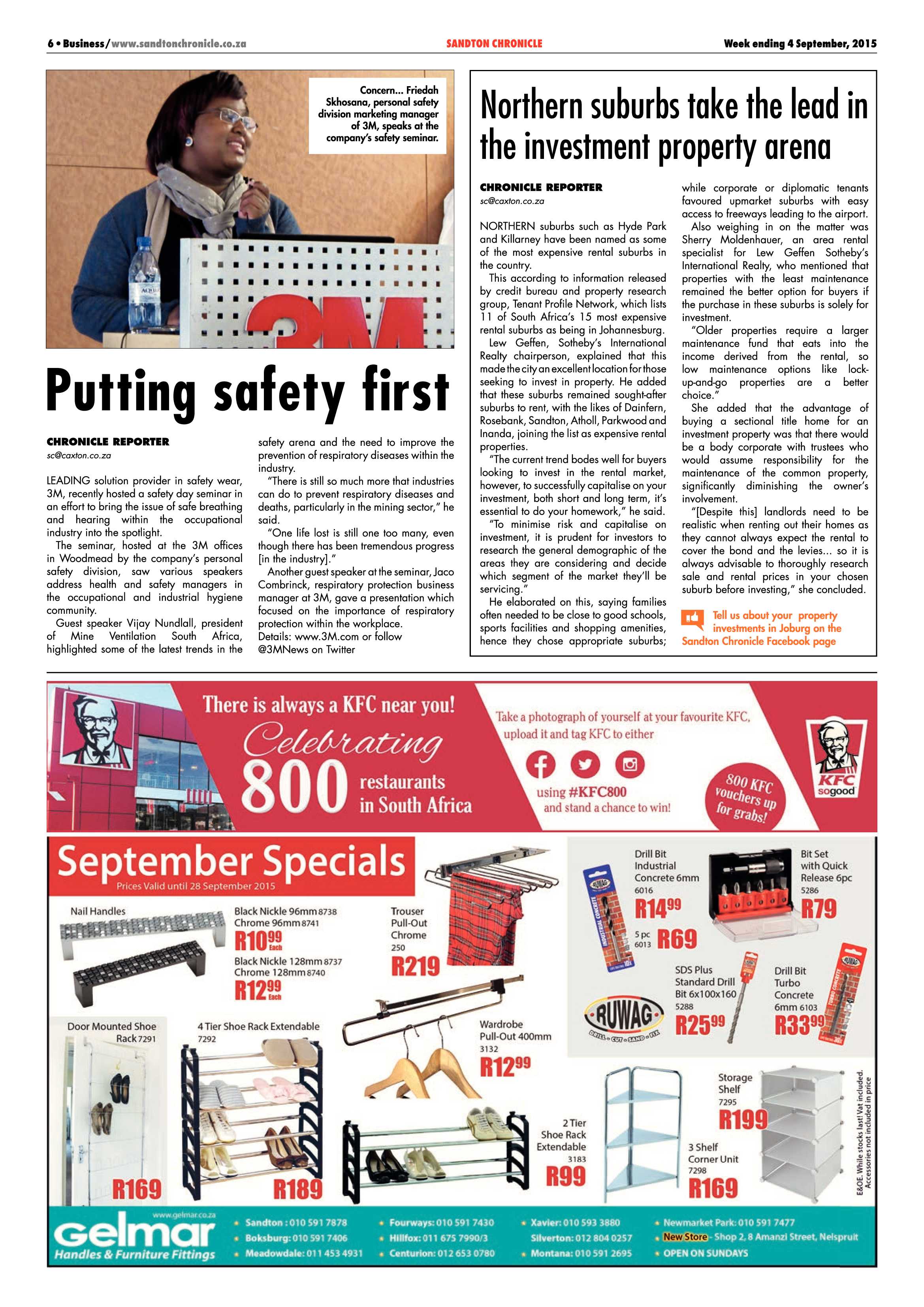 Sandton Chronicle 04 September 2015 page 6