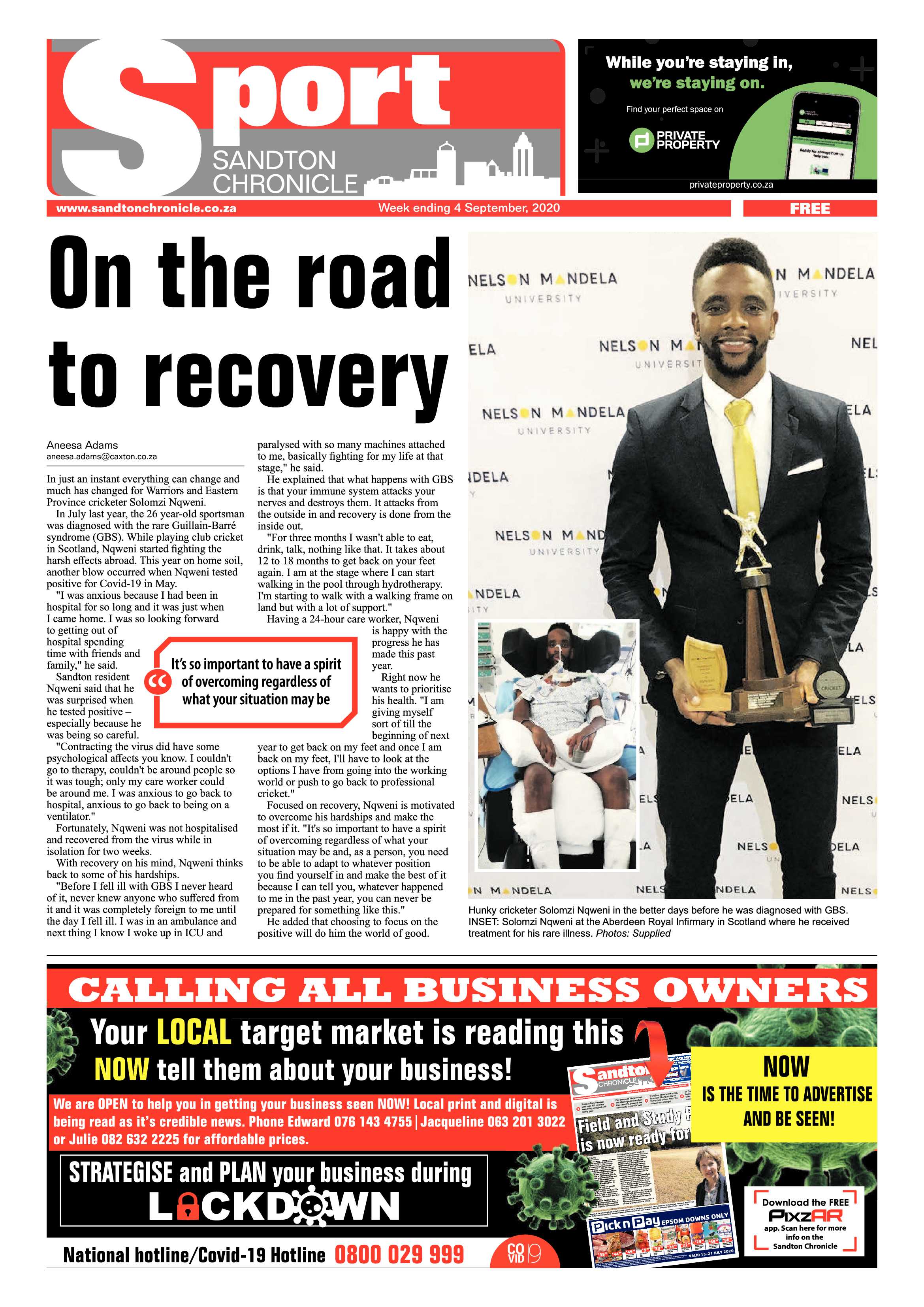Sandton Chronicle 04 September 2020 page 8