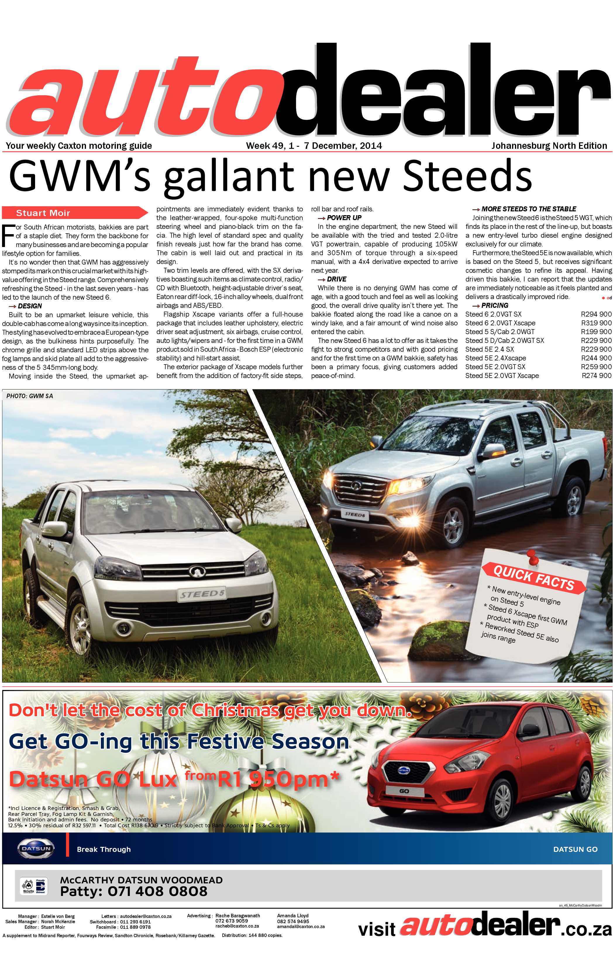 Sandton Chronicle 05 December 2014 page 21