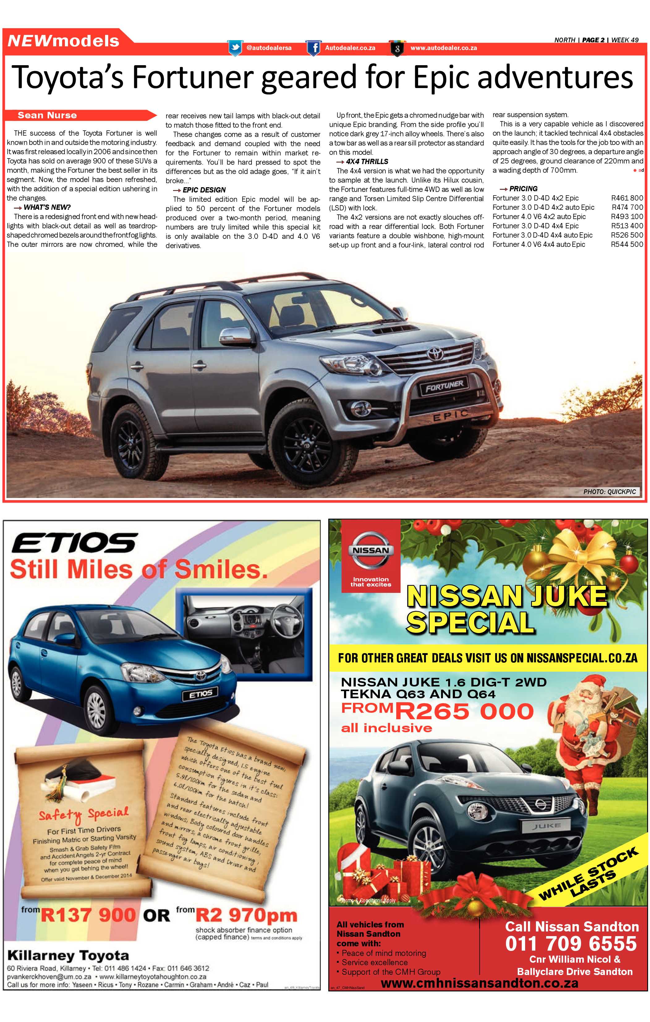 Sandton Chronicle 05 December 2014 page 22