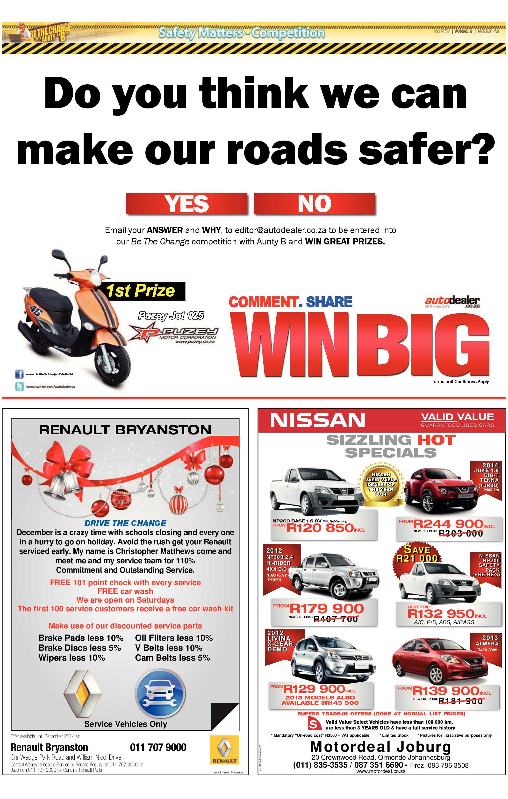 Sandton Chronicle 05 December 2014 page 28