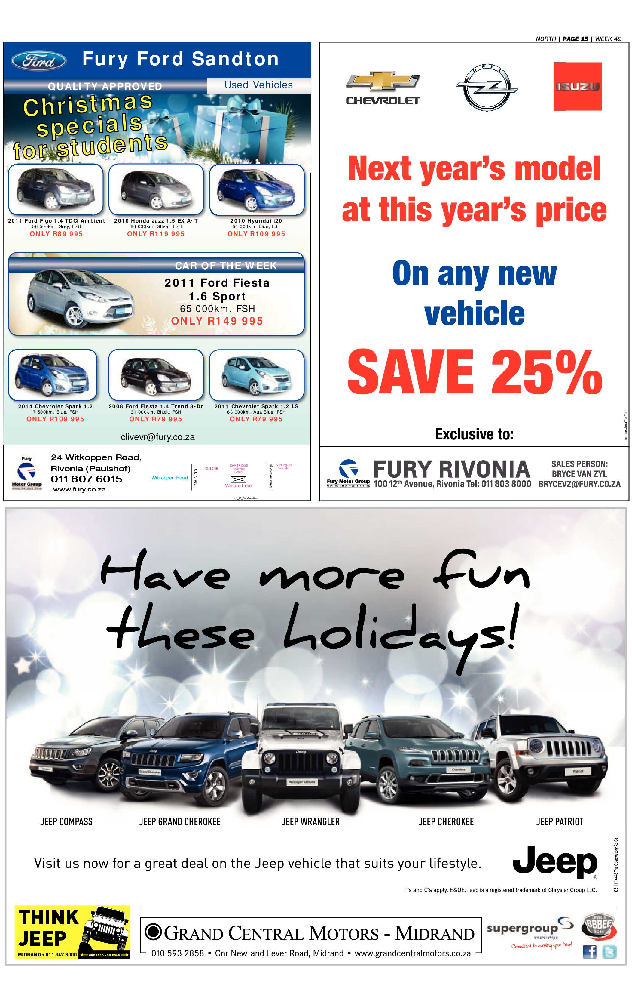 Sandton Chronicle 05 December 2014 page 35