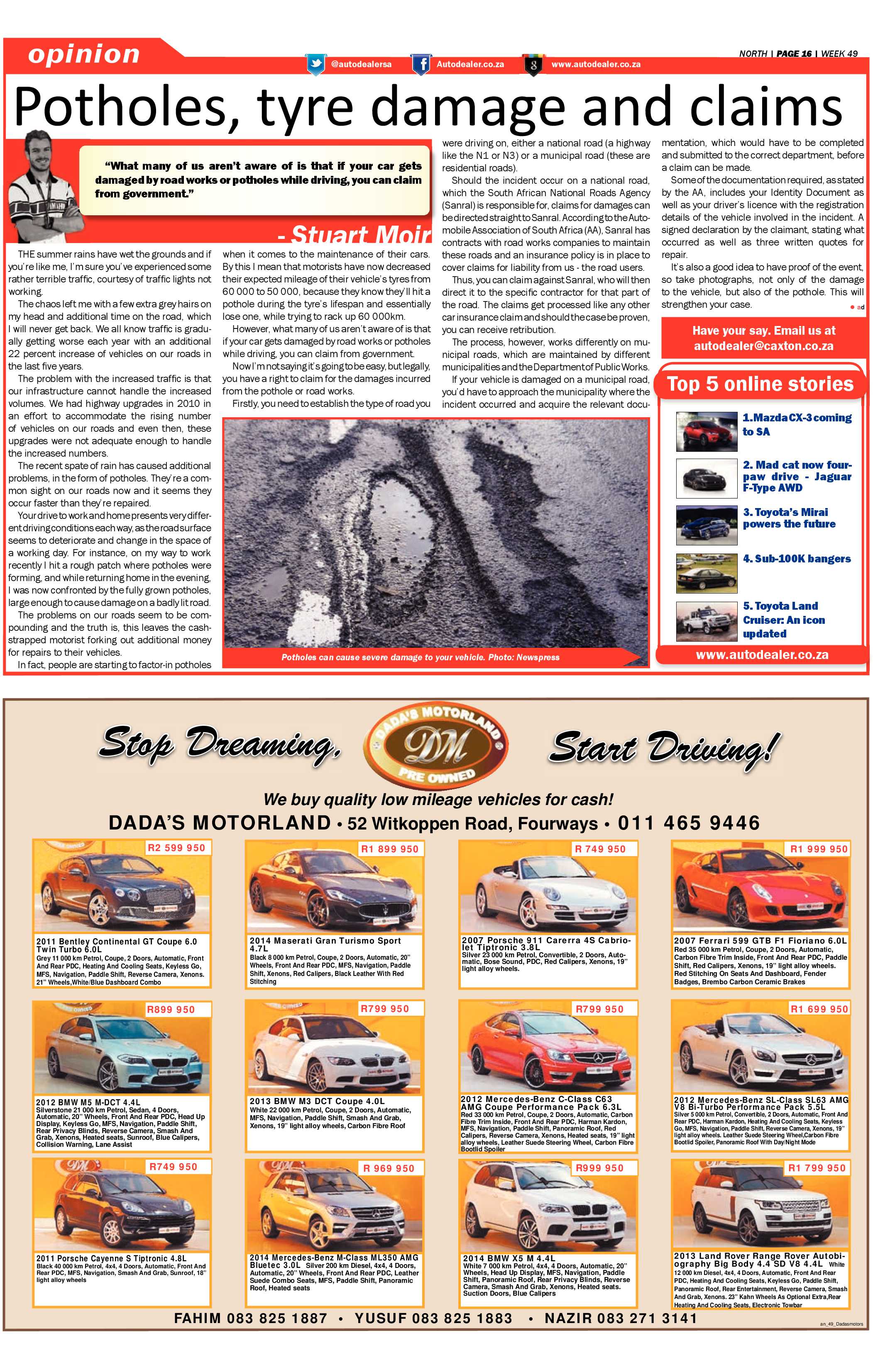 Sandton Chronicle 05 December 2014 page 36