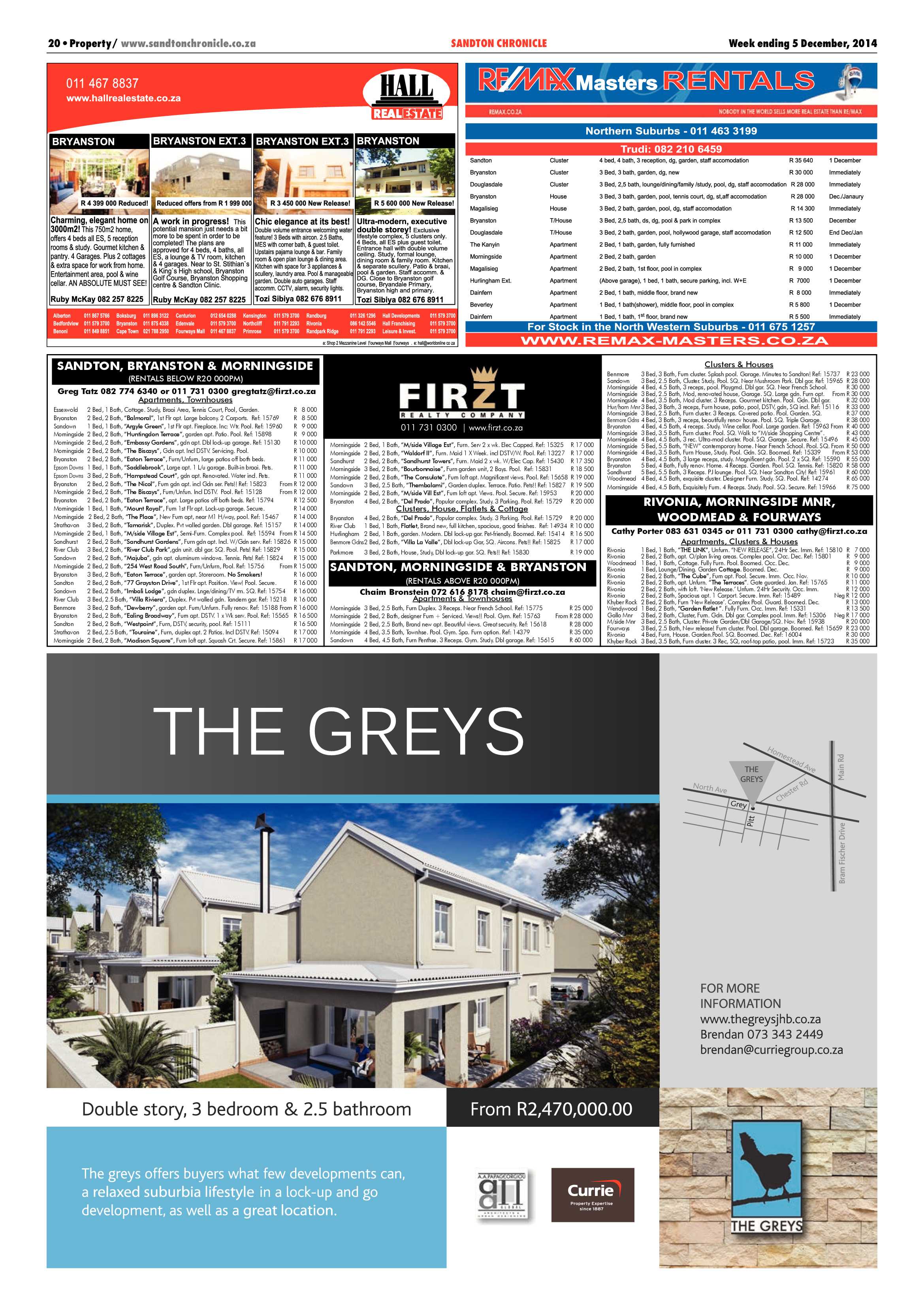 Sandton Chronicle 05 December 2014 page 48