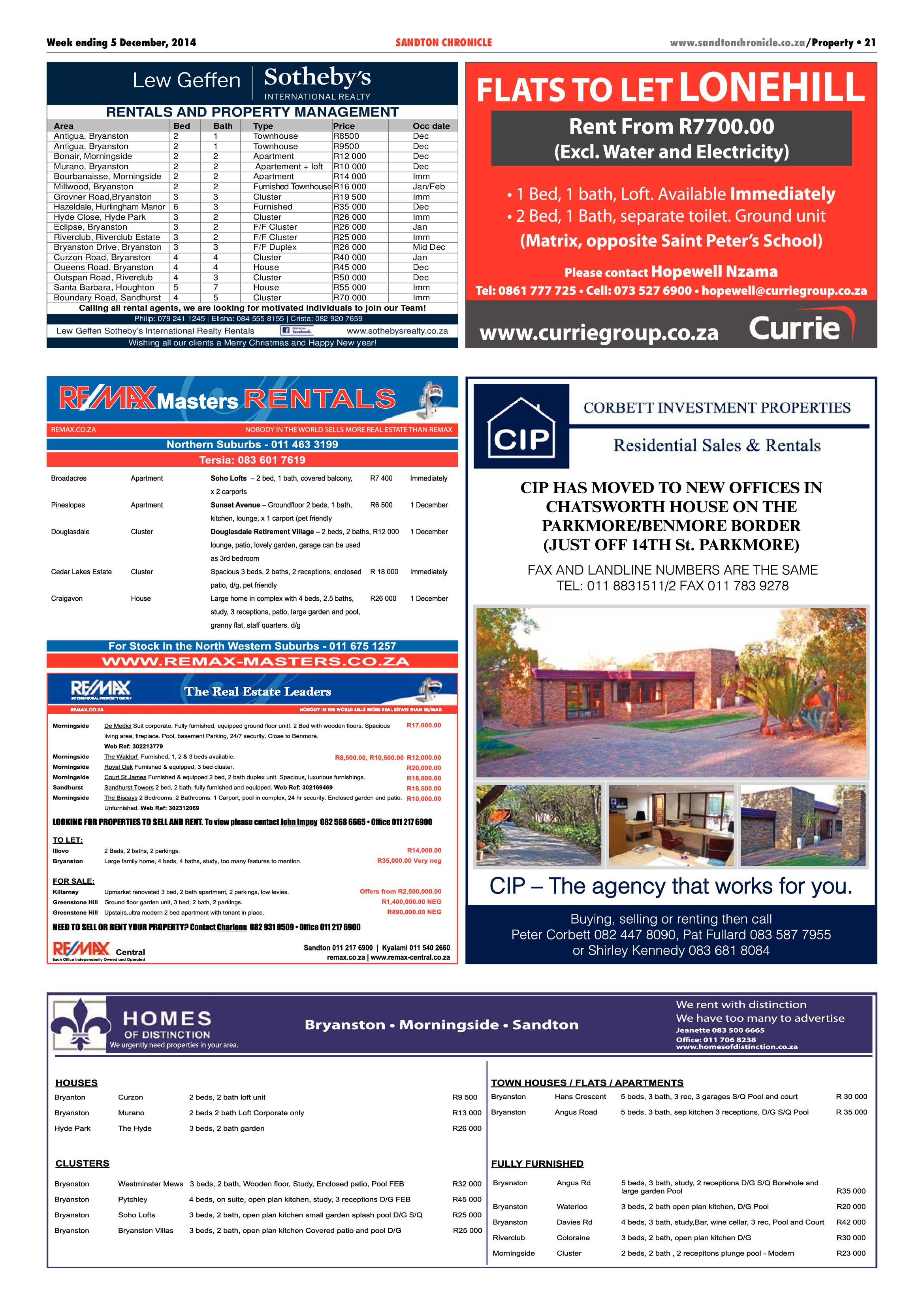 Sandton Chronicle 05 December 2014 page 49