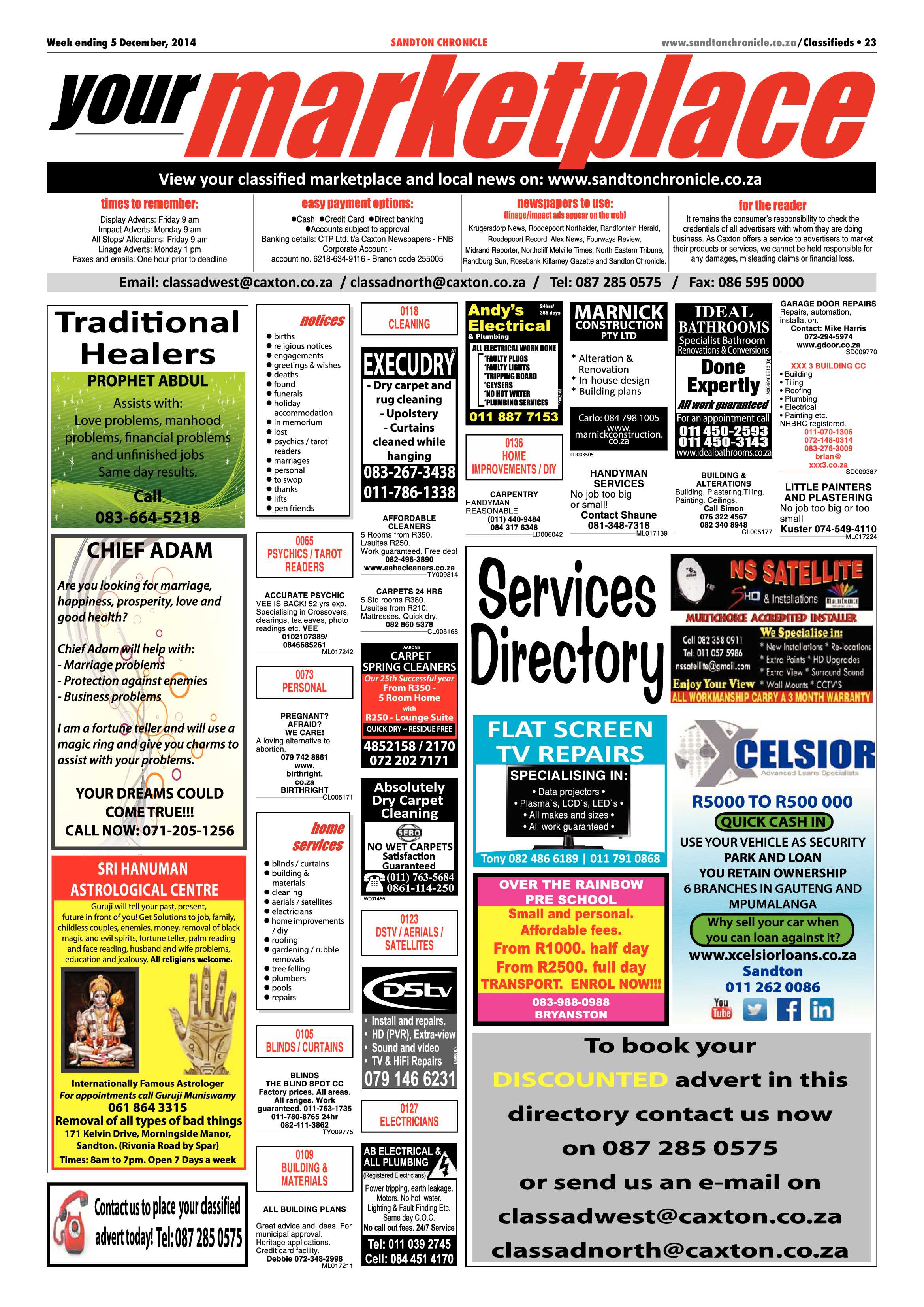 Sandton Chronicle 05 December 2014 page 51