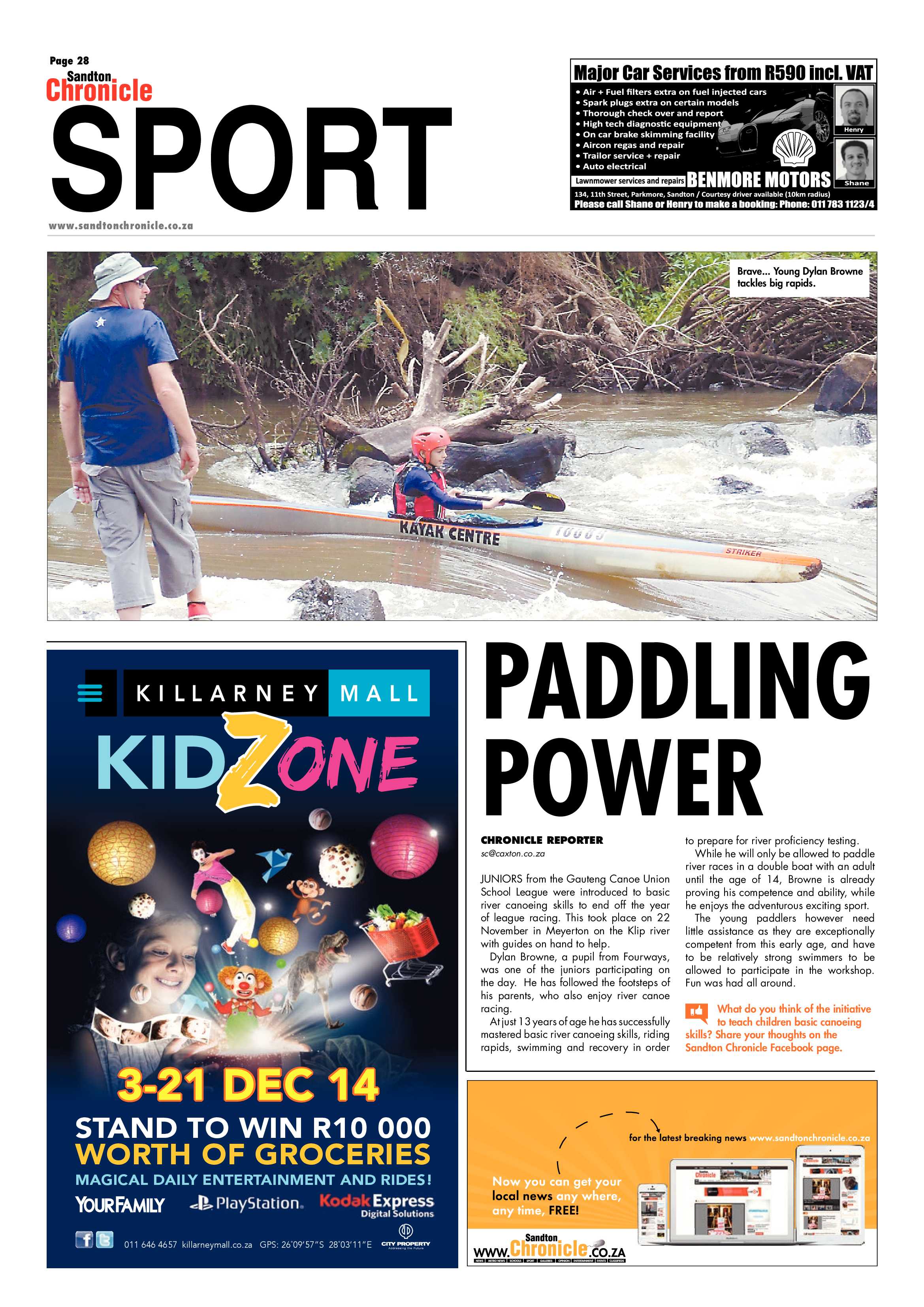 Sandton Chronicle 05 December 2014 page 56