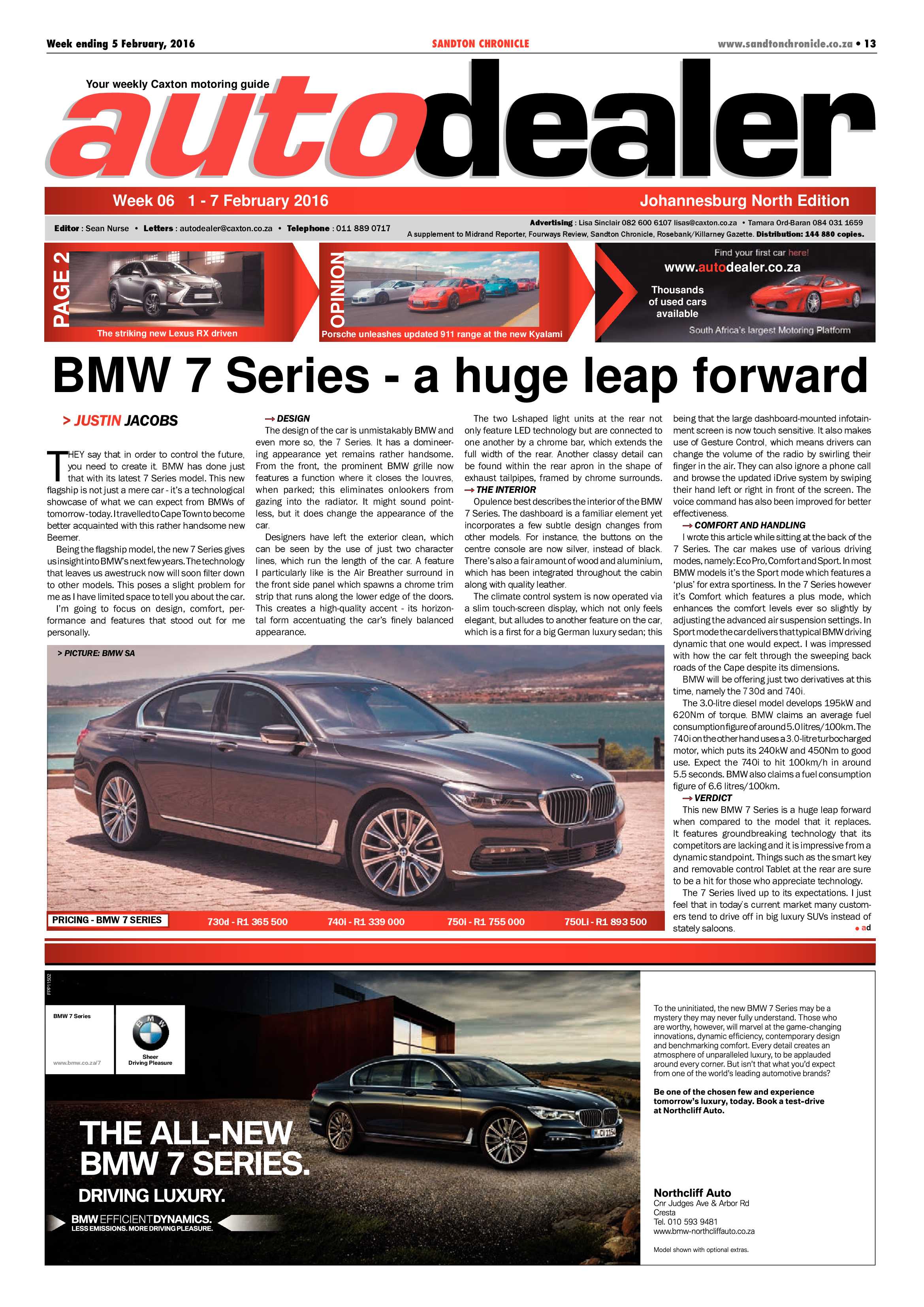 Sandton Chronicle 05 February 2016 page 13