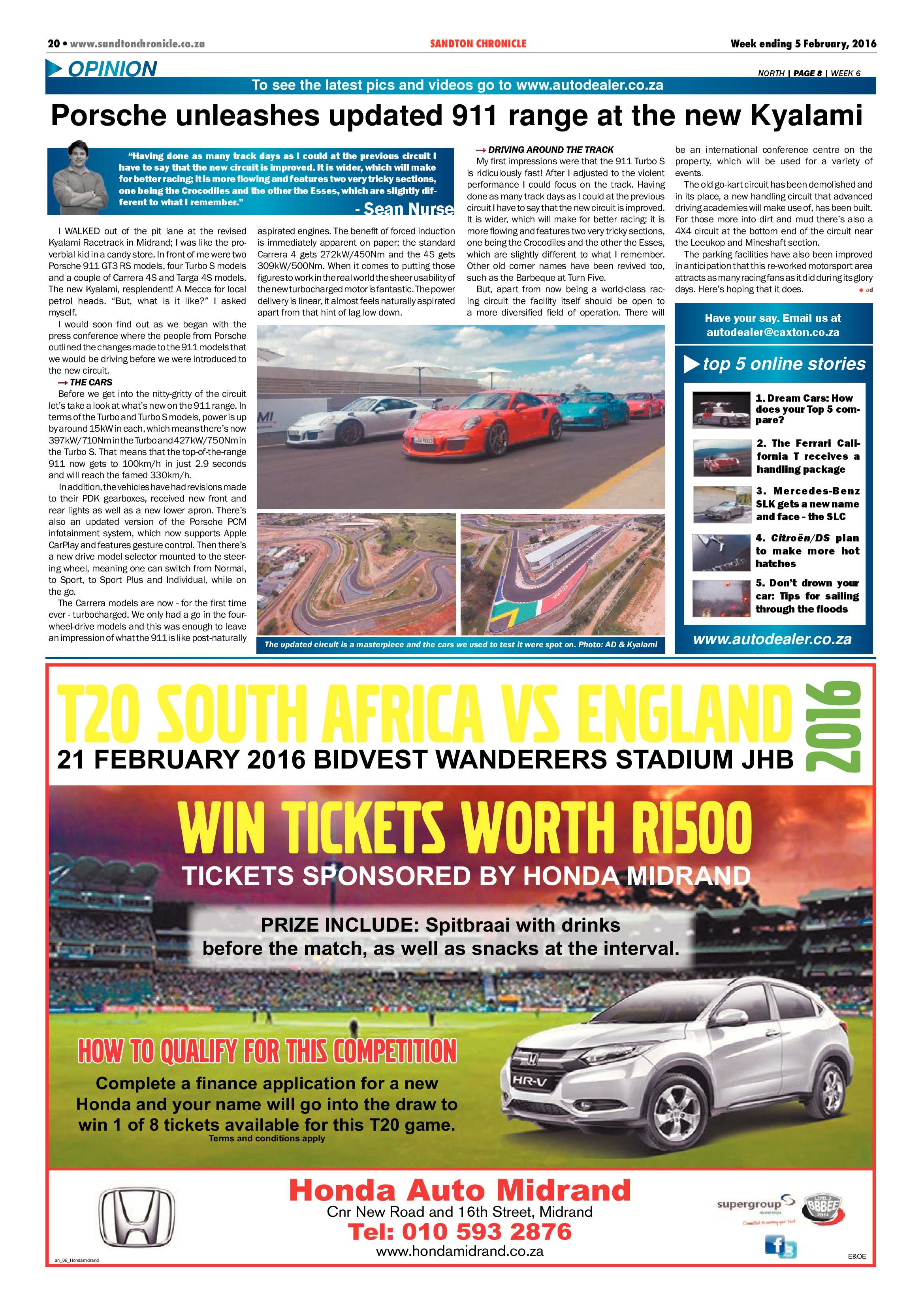 Sandton Chronicle 05 February 2016 page 20