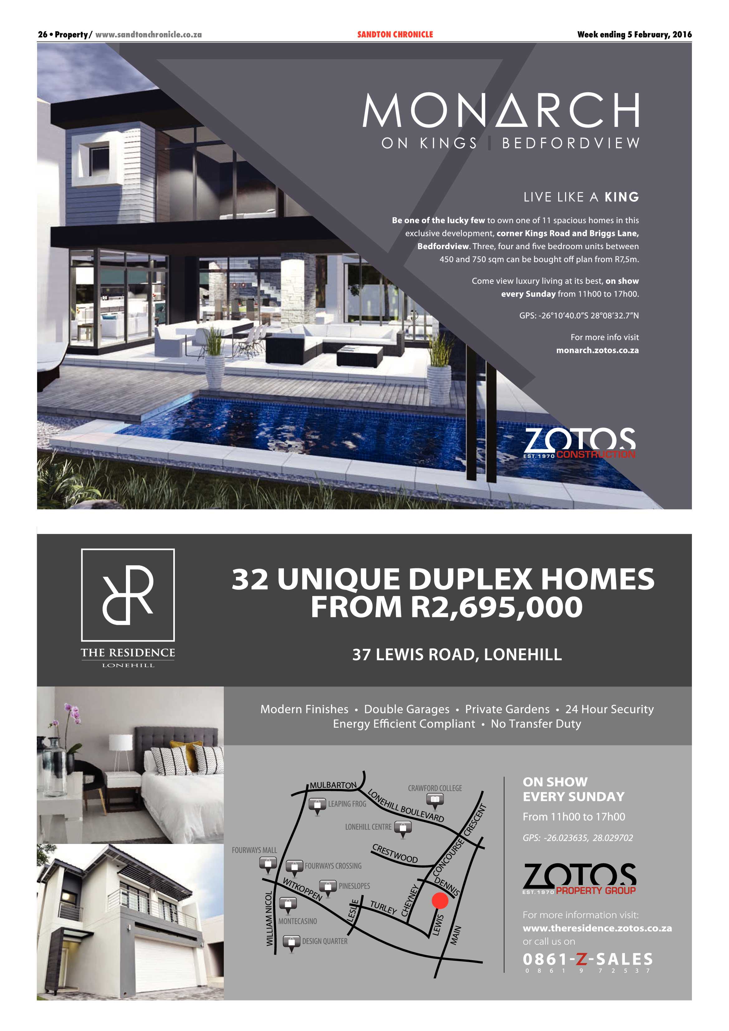 Sandton Chronicle 05 February 2016 page 26