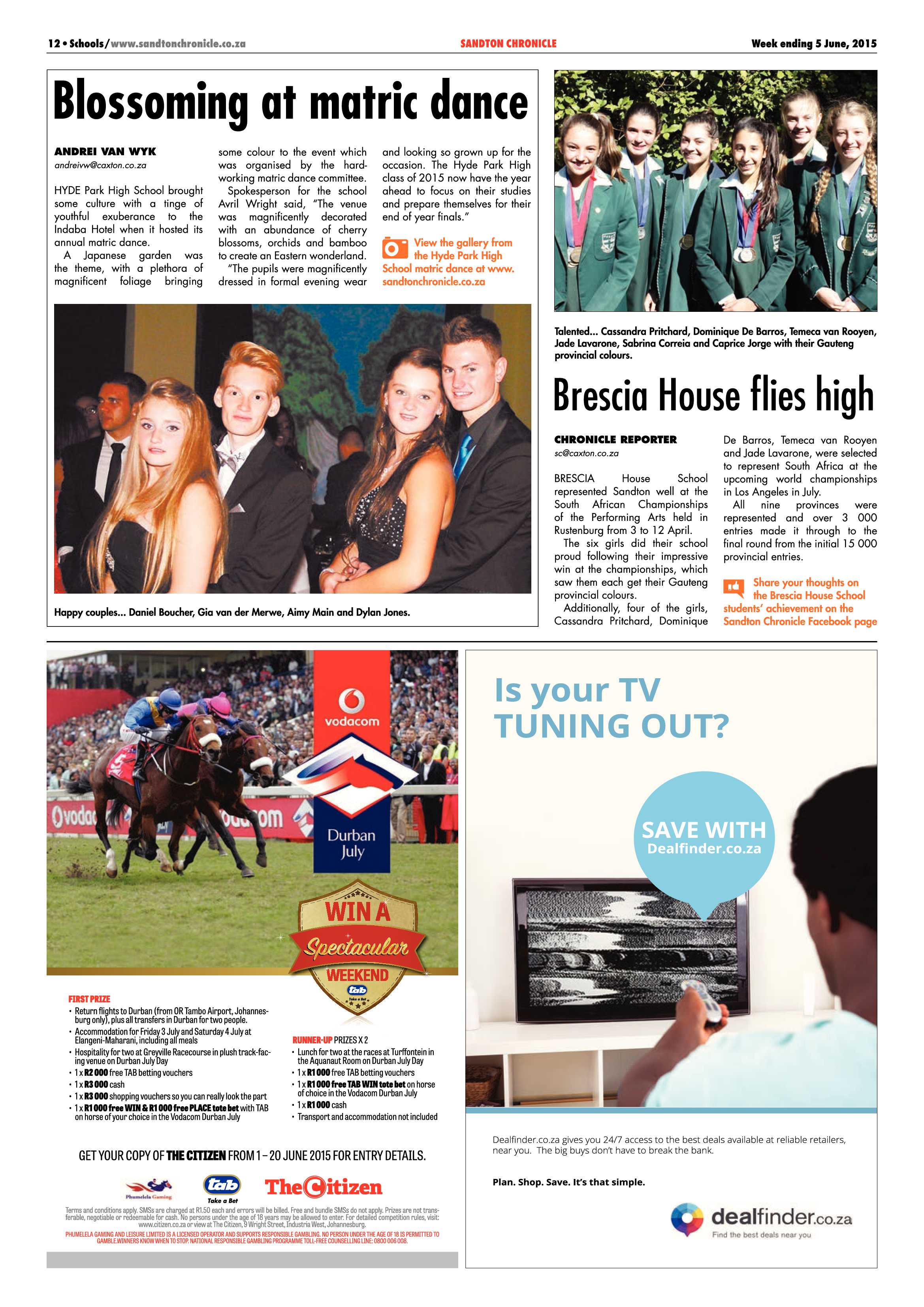 Sandton Chronicle 05 June 2015 page 12