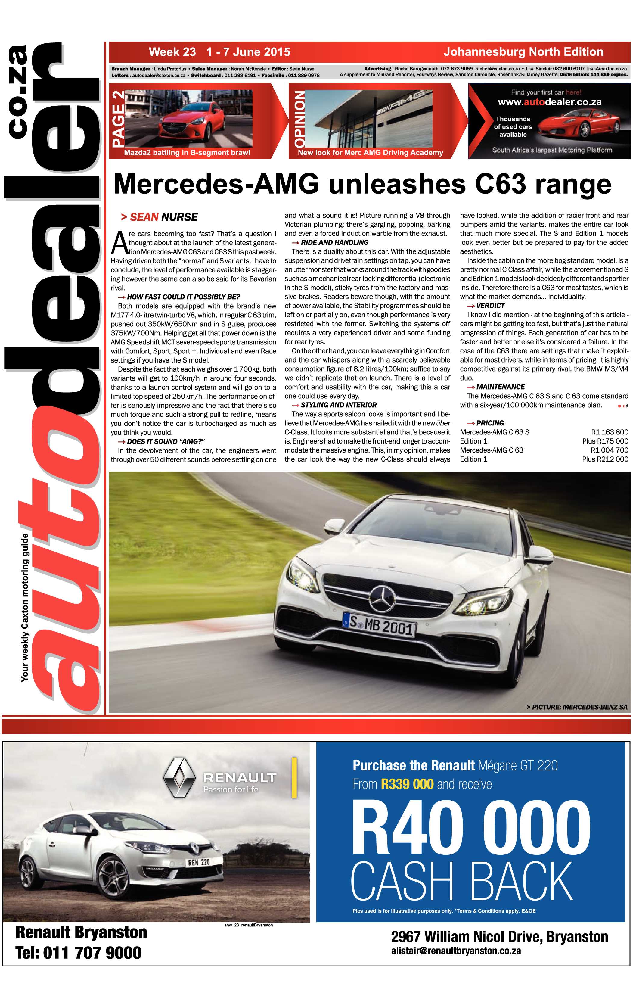 Sandton Chronicle 05 June 2015 page 13