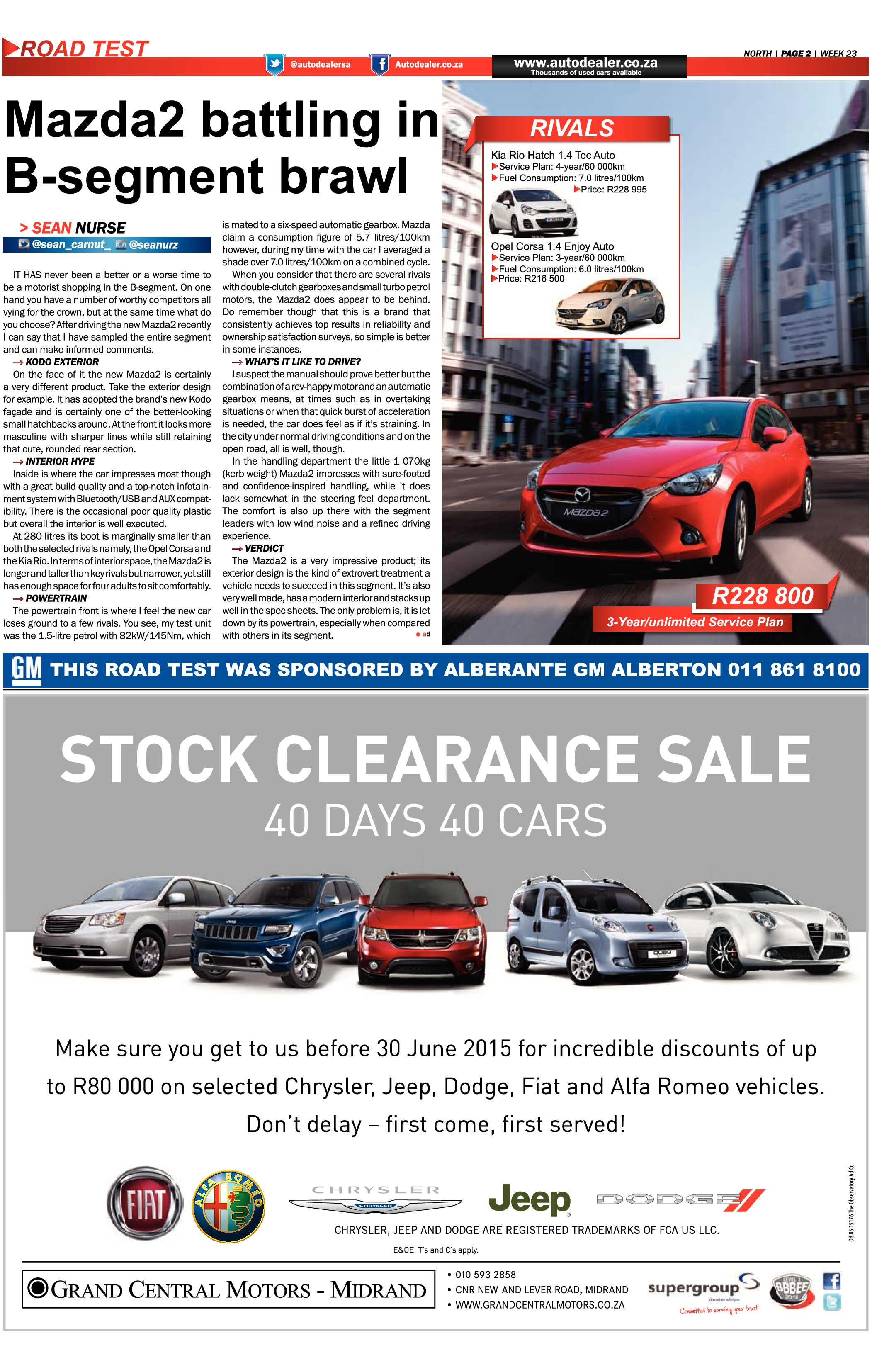 Sandton Chronicle 05 June 2015 page 14