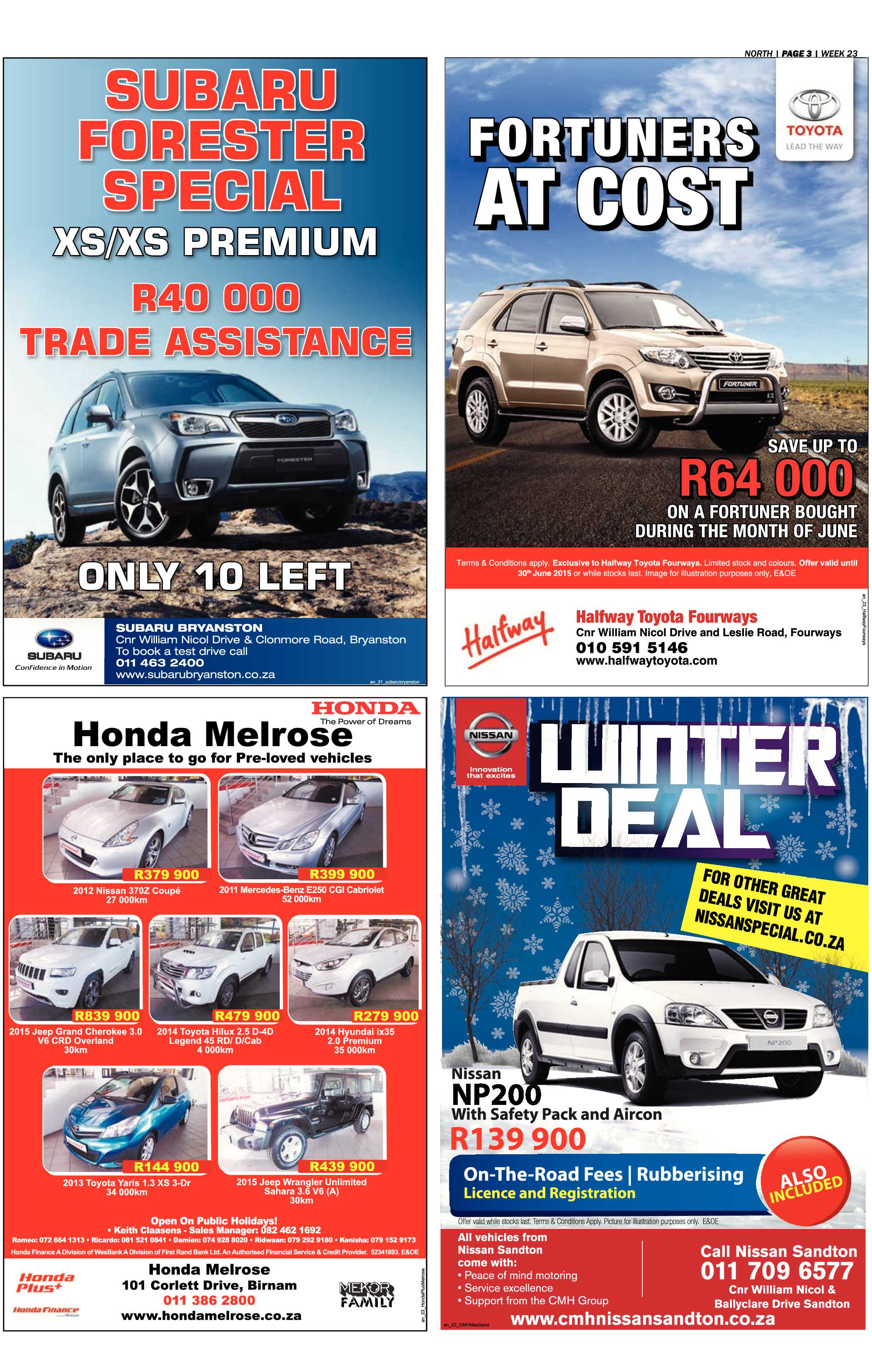 Sandton Chronicle 05 June 2015 page 15