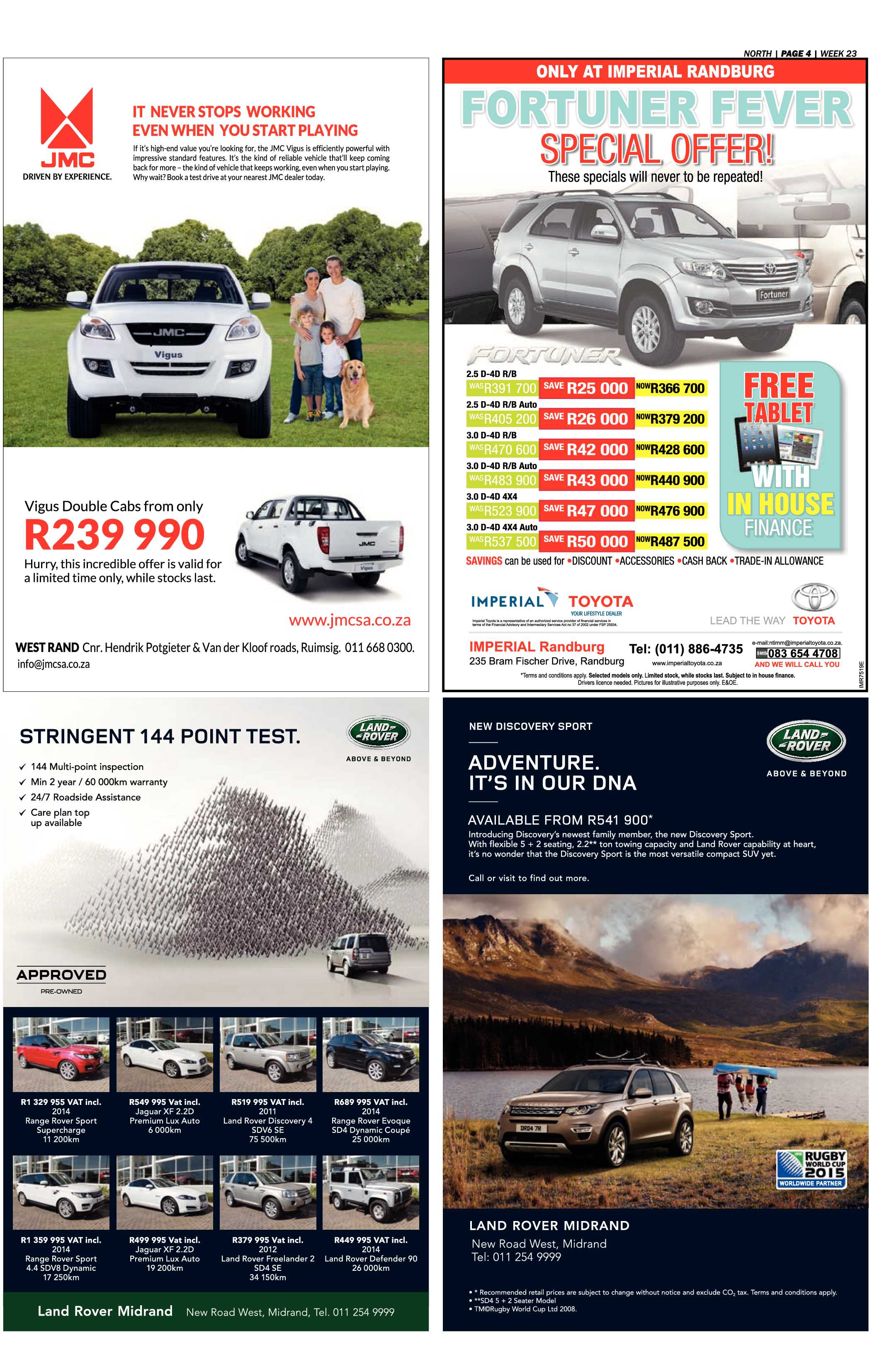 Sandton Chronicle 05 June 2015 page 16