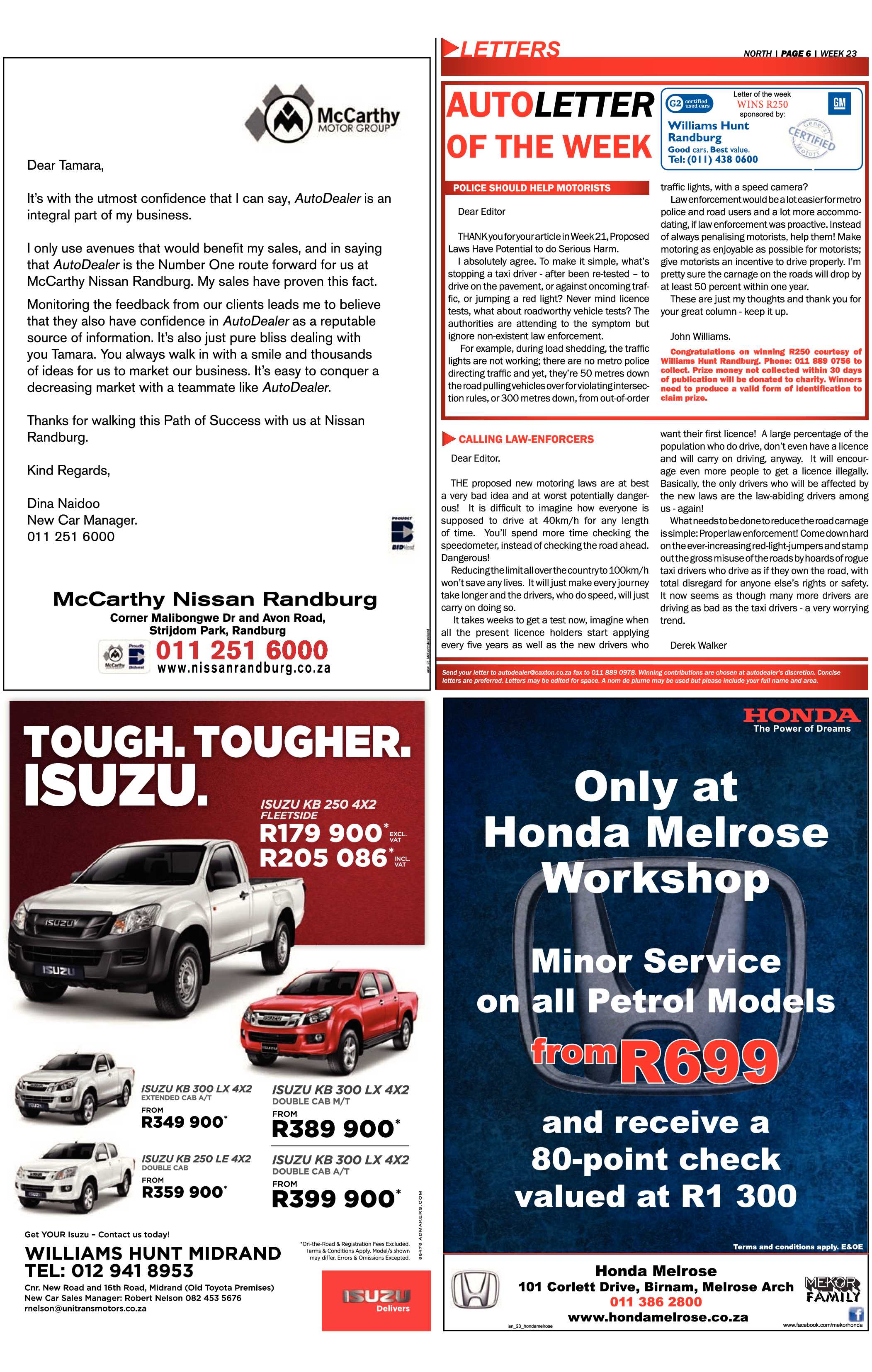 Sandton Chronicle 05 June 2015 page 18